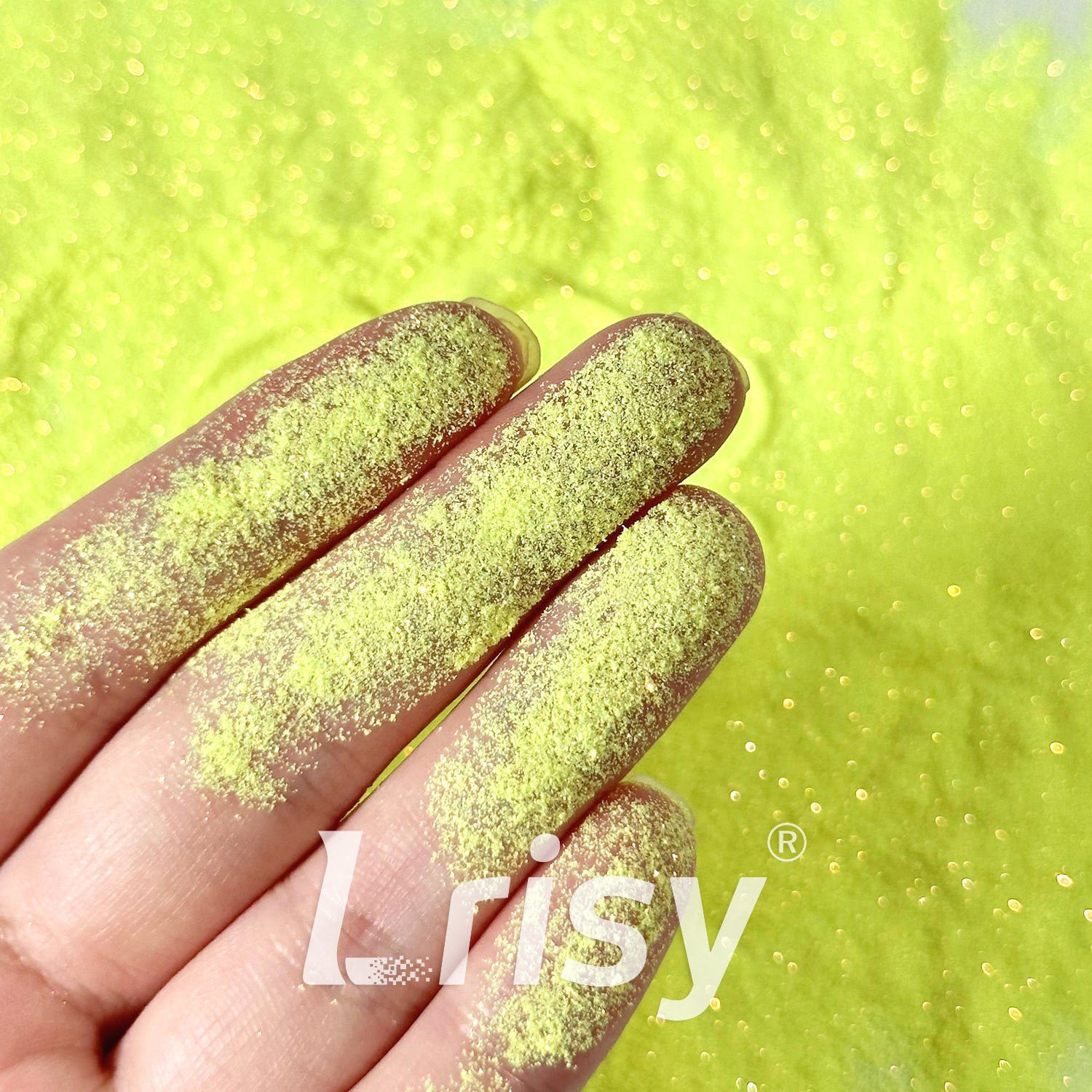 0.1mm Extra Fine Golden Highlighting Iridescent Yellow Glitter 1806