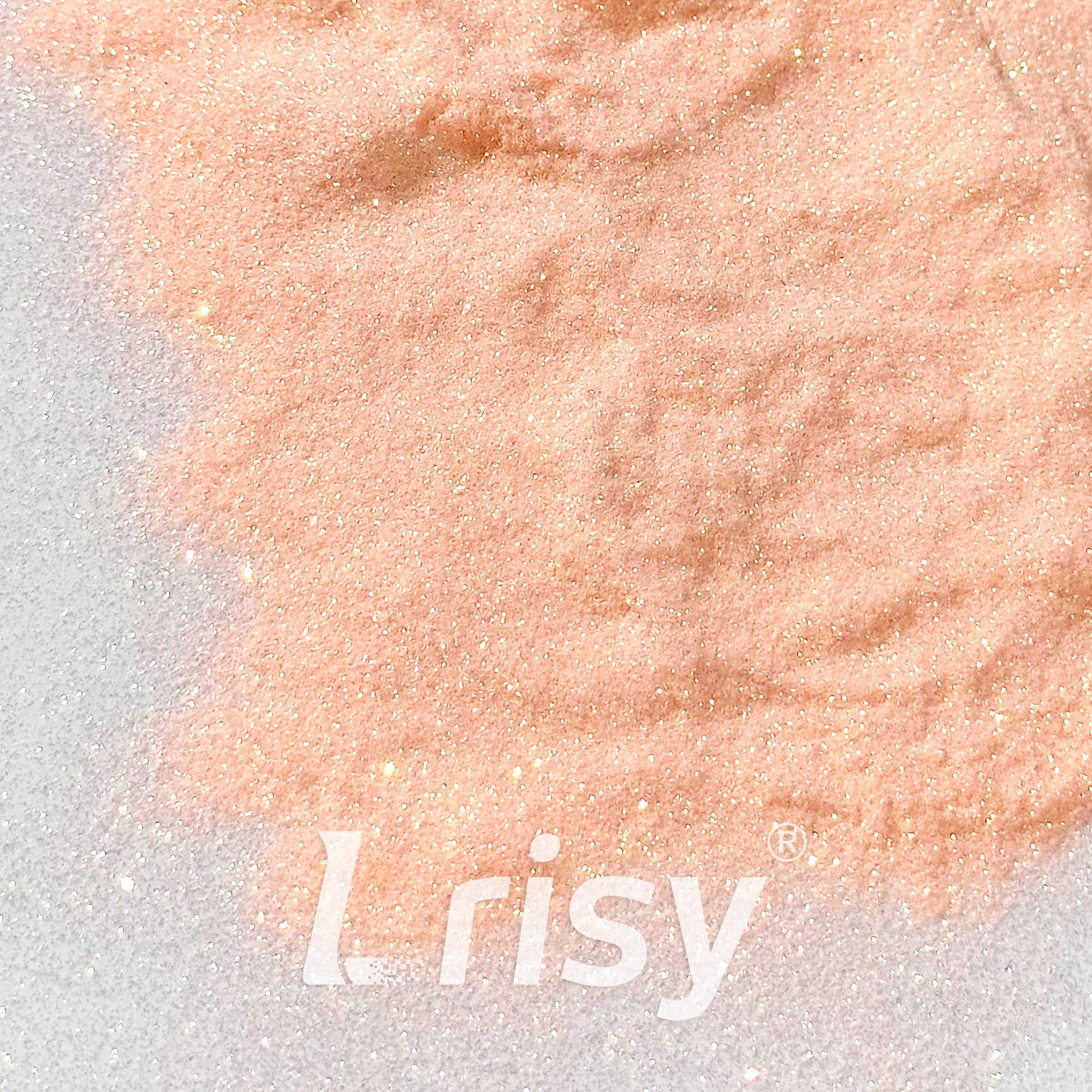 0.1mm Extra Fine Golden Highlighting Iridescent Apricot Pink Glitter 1802