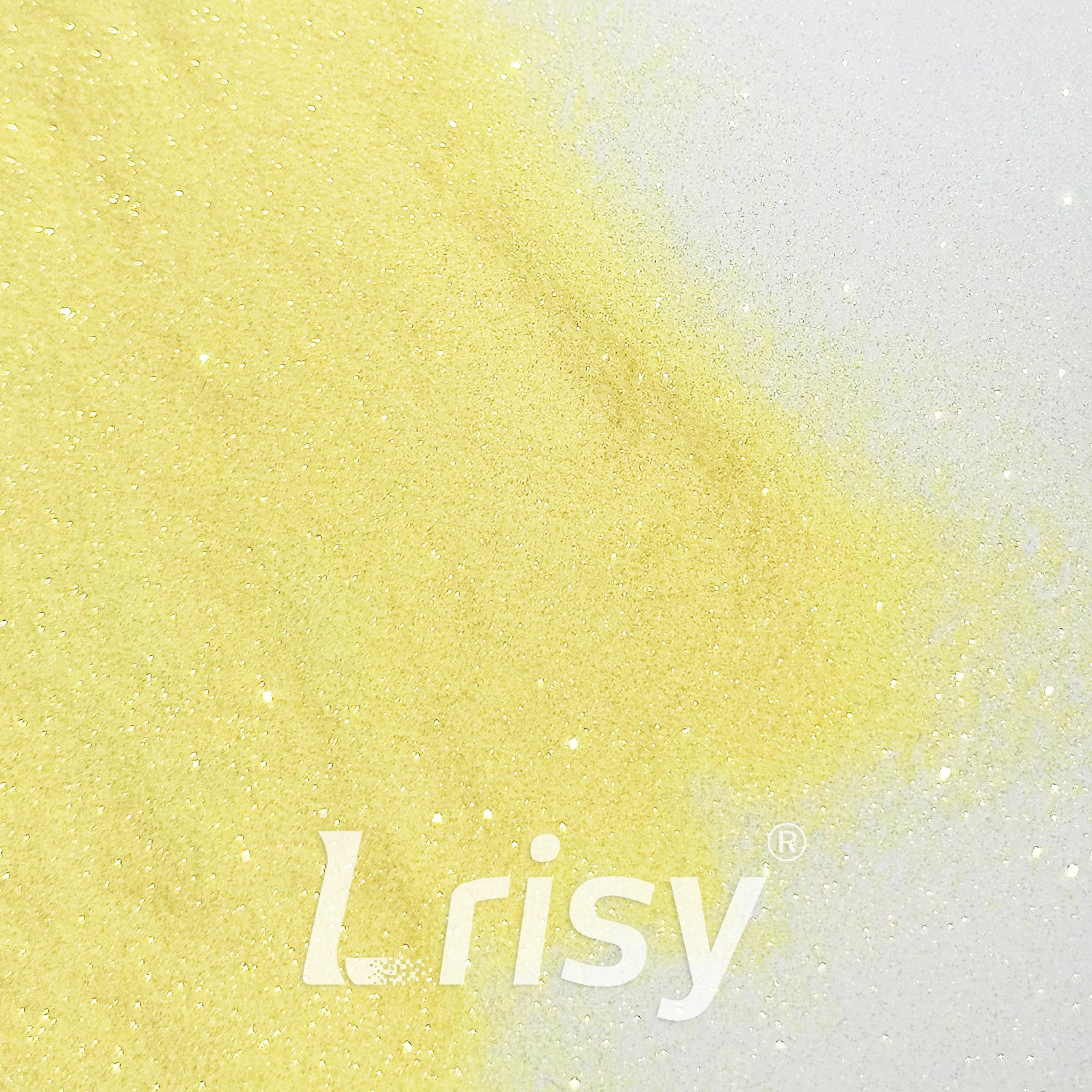 0.1mm Extra Fine Golden Highlighting Iridescent Lemon Yellow Glitter 1801