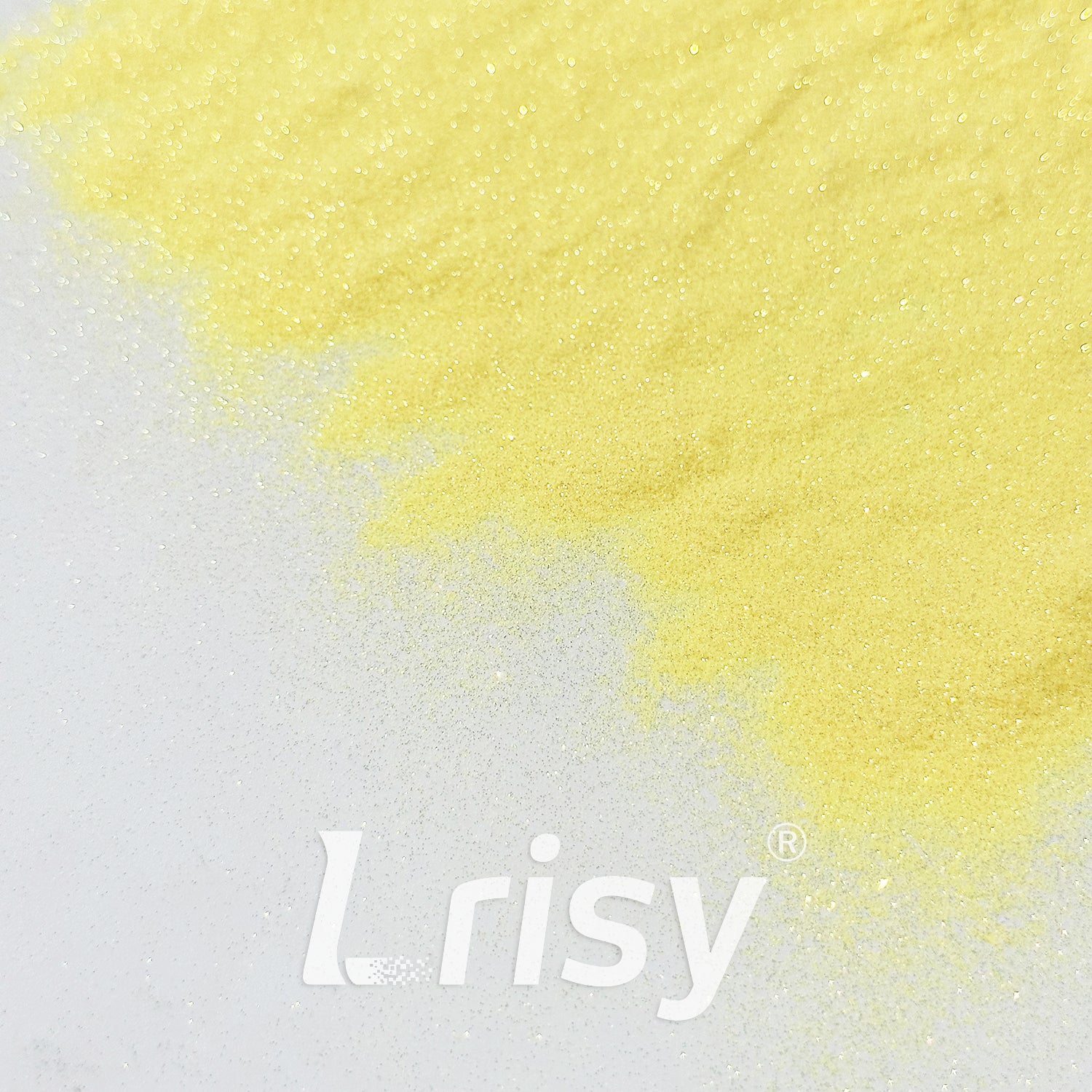 0.1mm Extra Fine Golden Highlighting Iridescent Lemon Yellow Glitter 1801