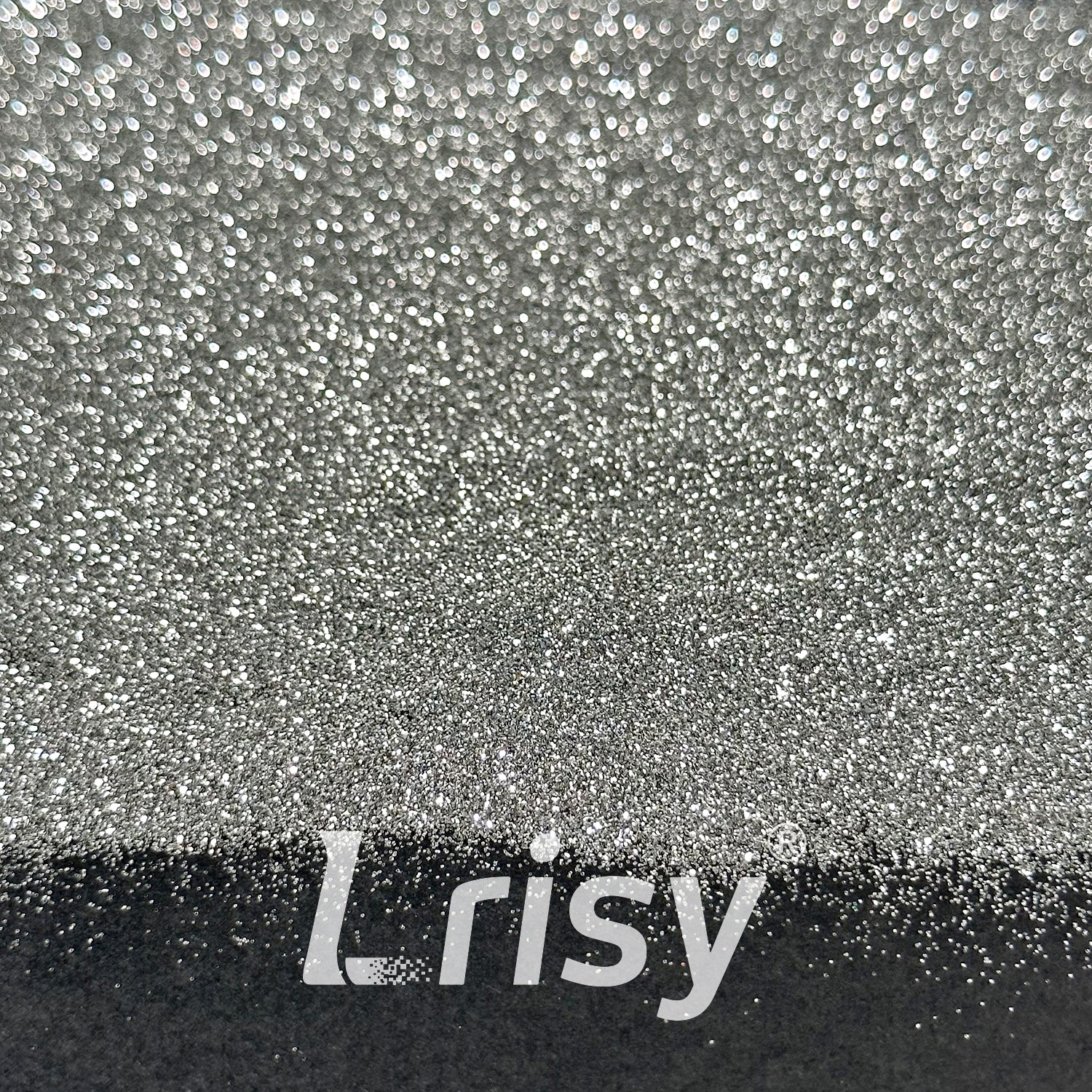0.2mm Solvent Resistance Crystal Dark Grey Pure Color Glitter GH8500AC