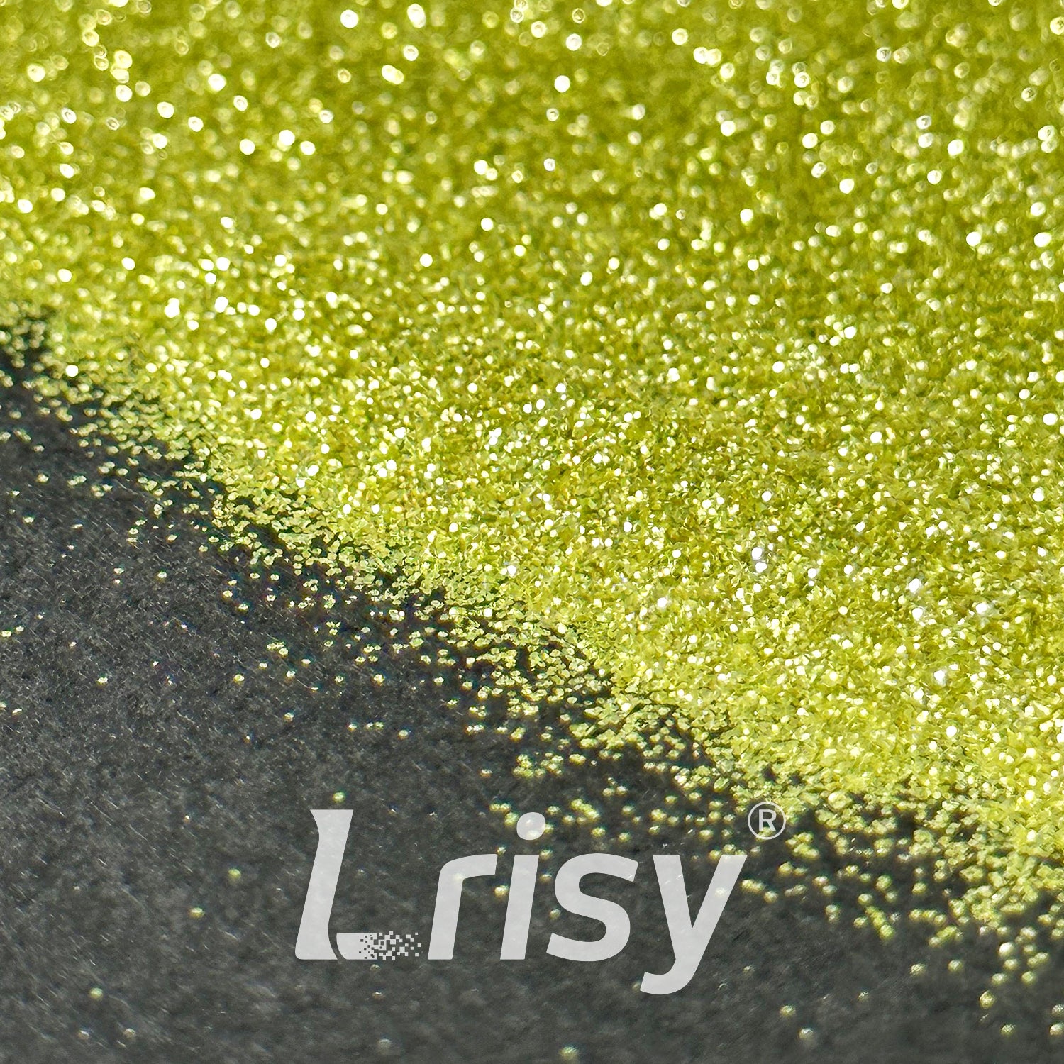 0.2mm Solvent Resistance Crystal Mousse Green Pure Color Glitter GH8503AC
