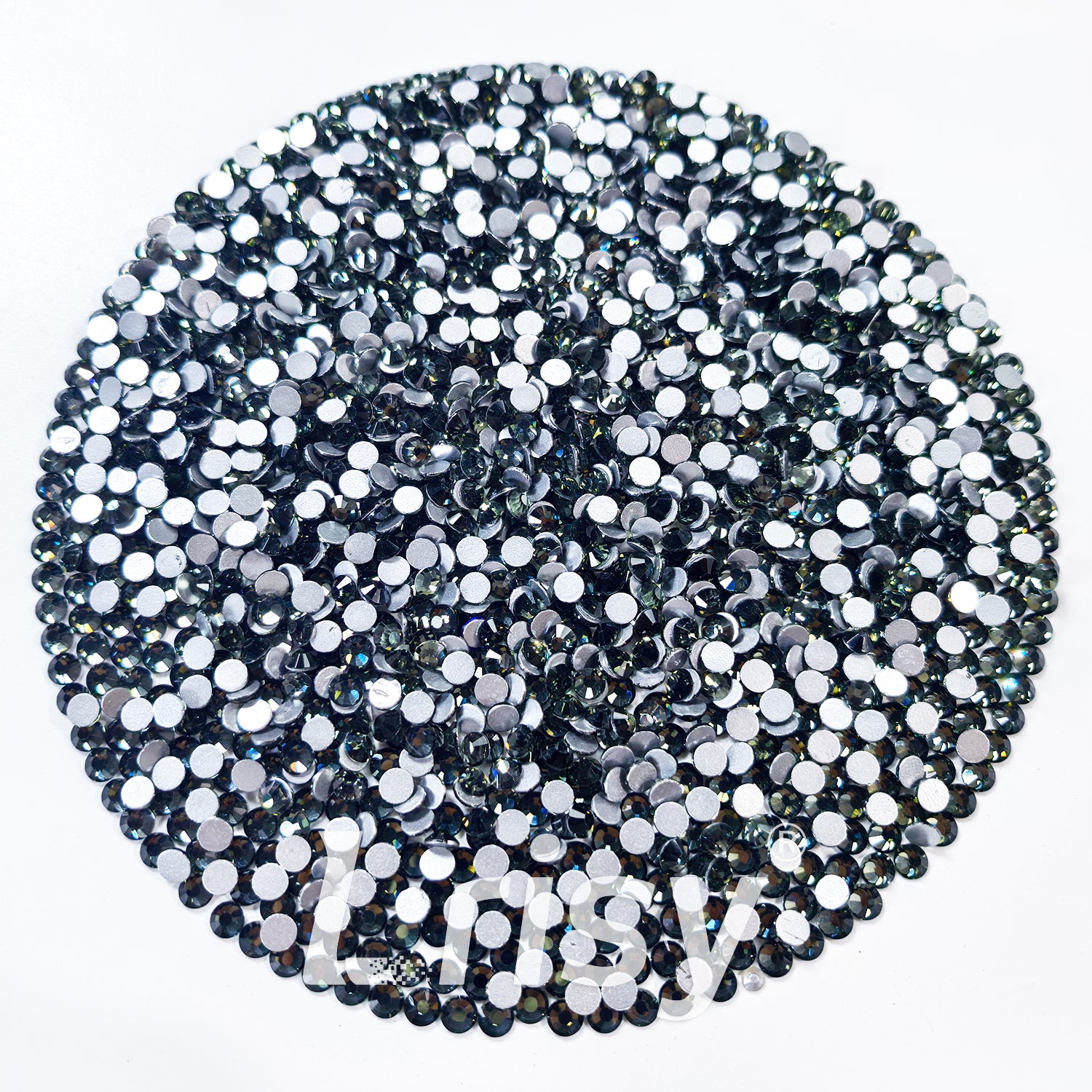 Jet Diamond Black Flat Back Rhinestones FBRS034