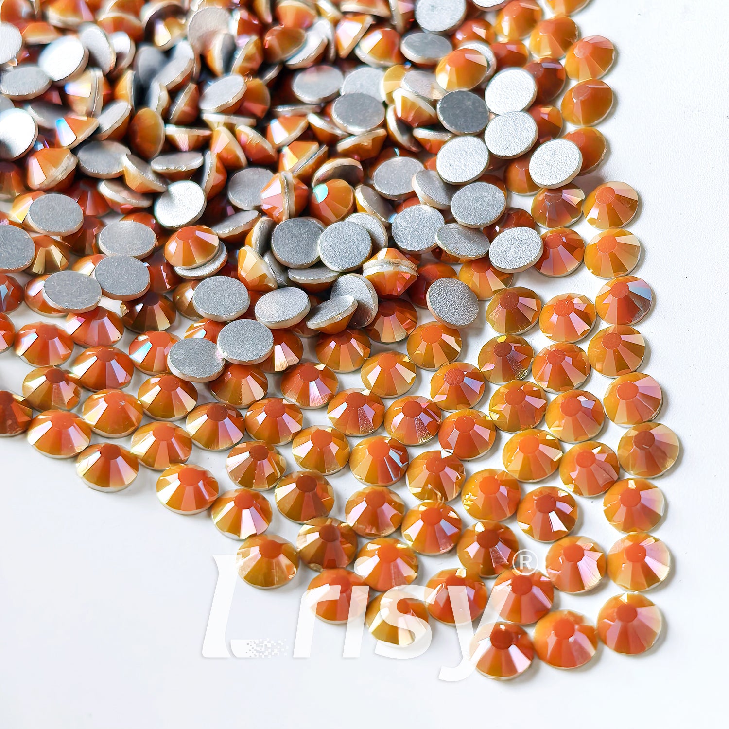 Caramel Ceramic Flat Back Rhinestones FBRS074