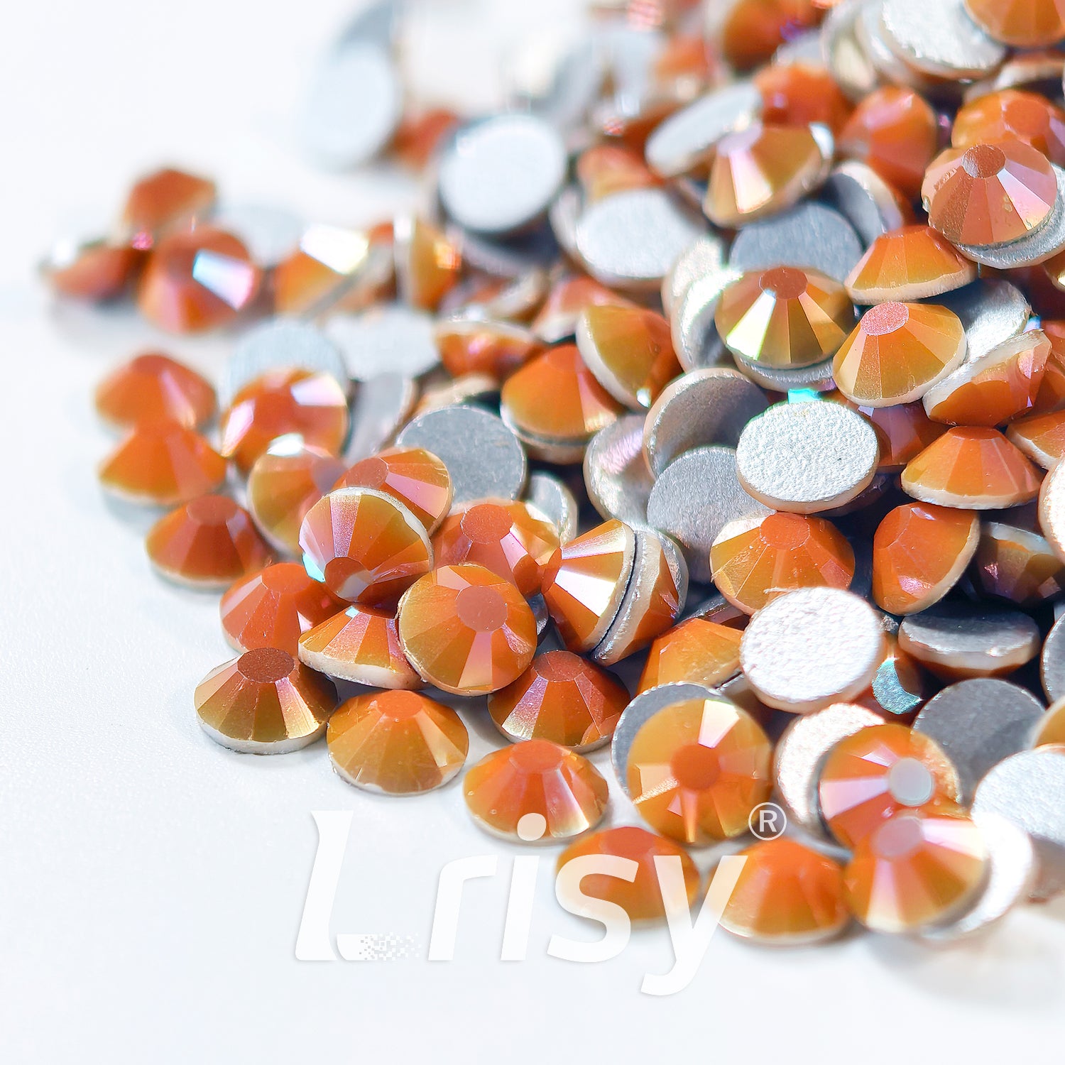 Caramel Ceramic Flat Back Rhinestones FBRS074