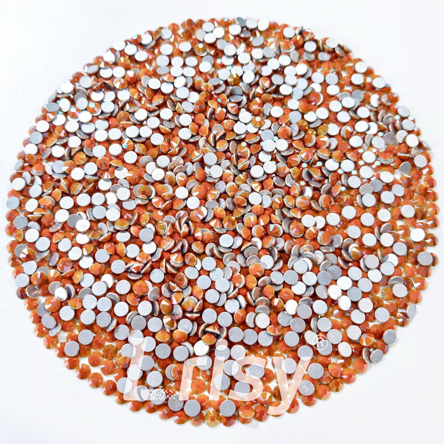 Caramel Ceramic Flat Back Rhinestones FBRS074