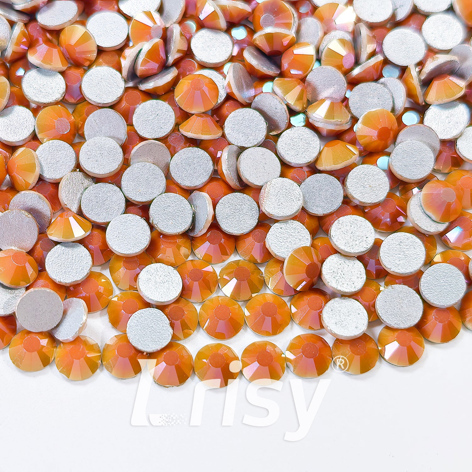 Caramel Ceramic Flat Back Rhinestones FBRS074