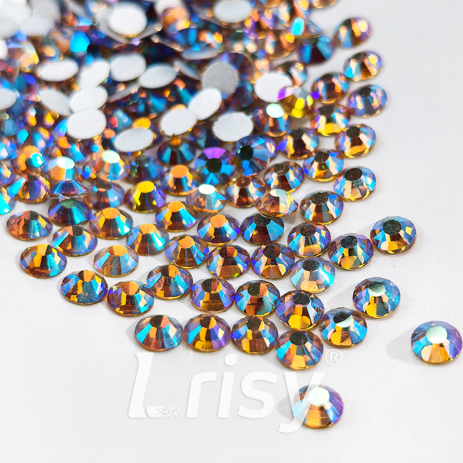 Lt.Colorado Topaz AB Flat Back Rhinestones FBRS121