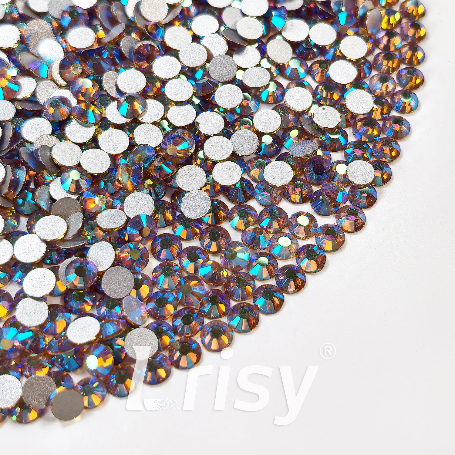 Lt.Colorado Topaz AB Flat Back Rhinestones FBRS121