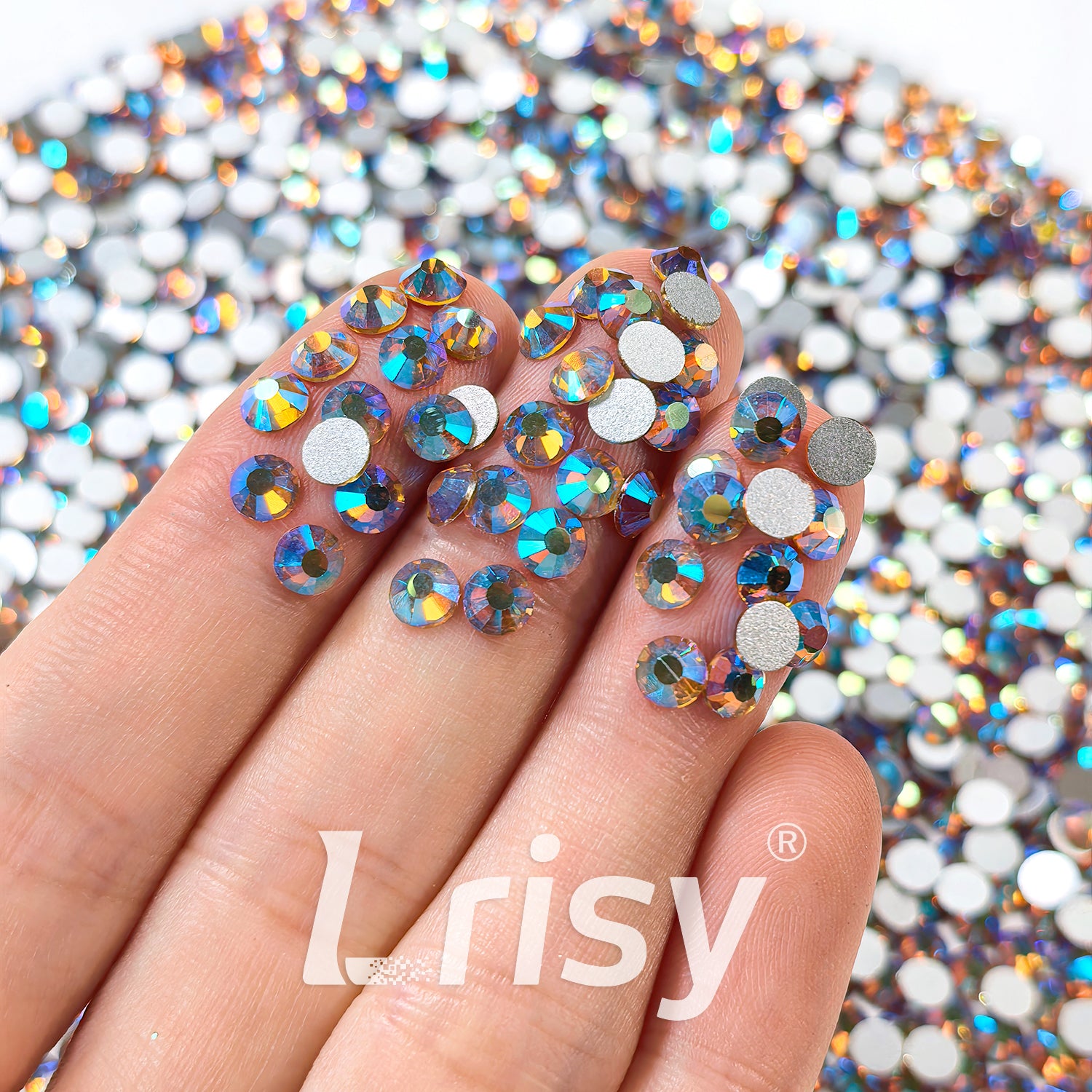 Lt.Colorado Topaz AB Flat Back Rhinestones FBRS121
