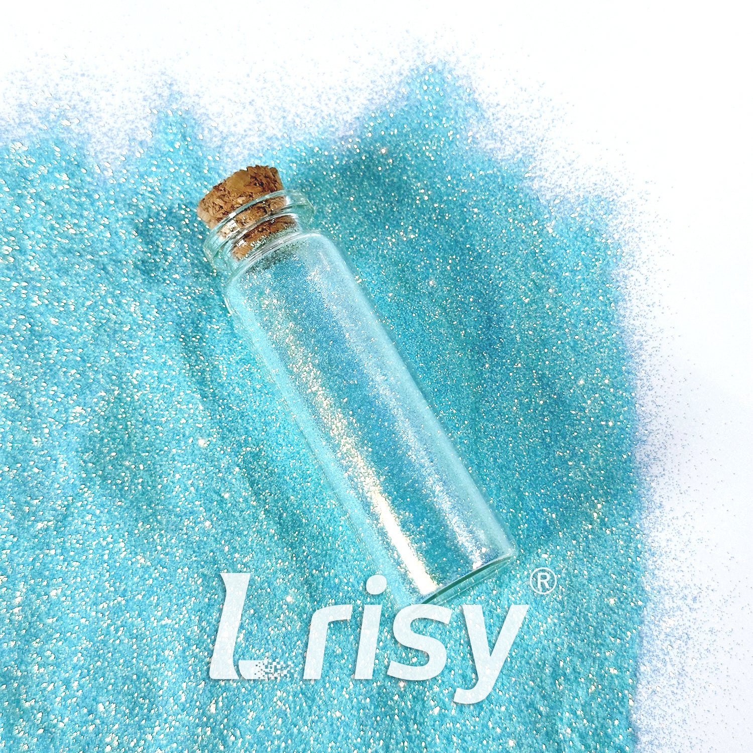 0.1mm Extra Fine Golden Highlighting Iridescent Blue Glitter 1803