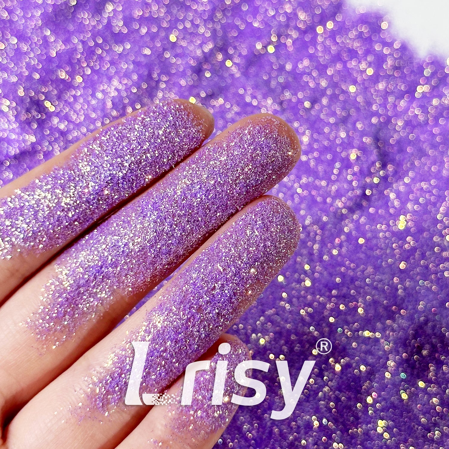 0.1mm Extra Fine Golden Highlighting Iridescent Purple Glitter 1807