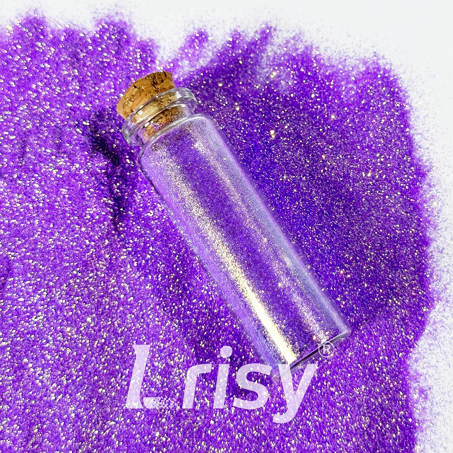 0.1mm Extra Fine Golden Highlighting Iridescent Purple Glitter 1807