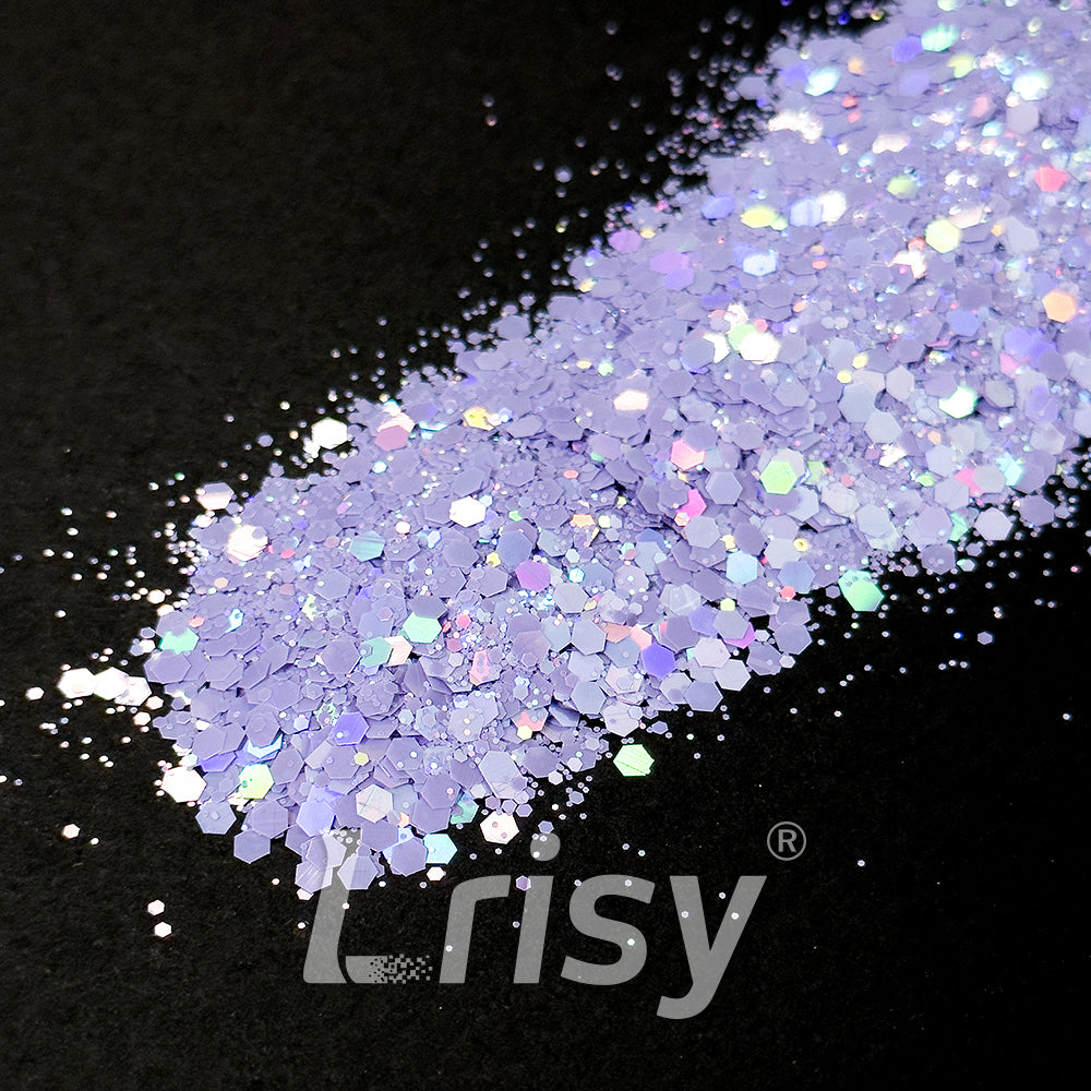 Pastel Holographic Lavender Glitter HLD08