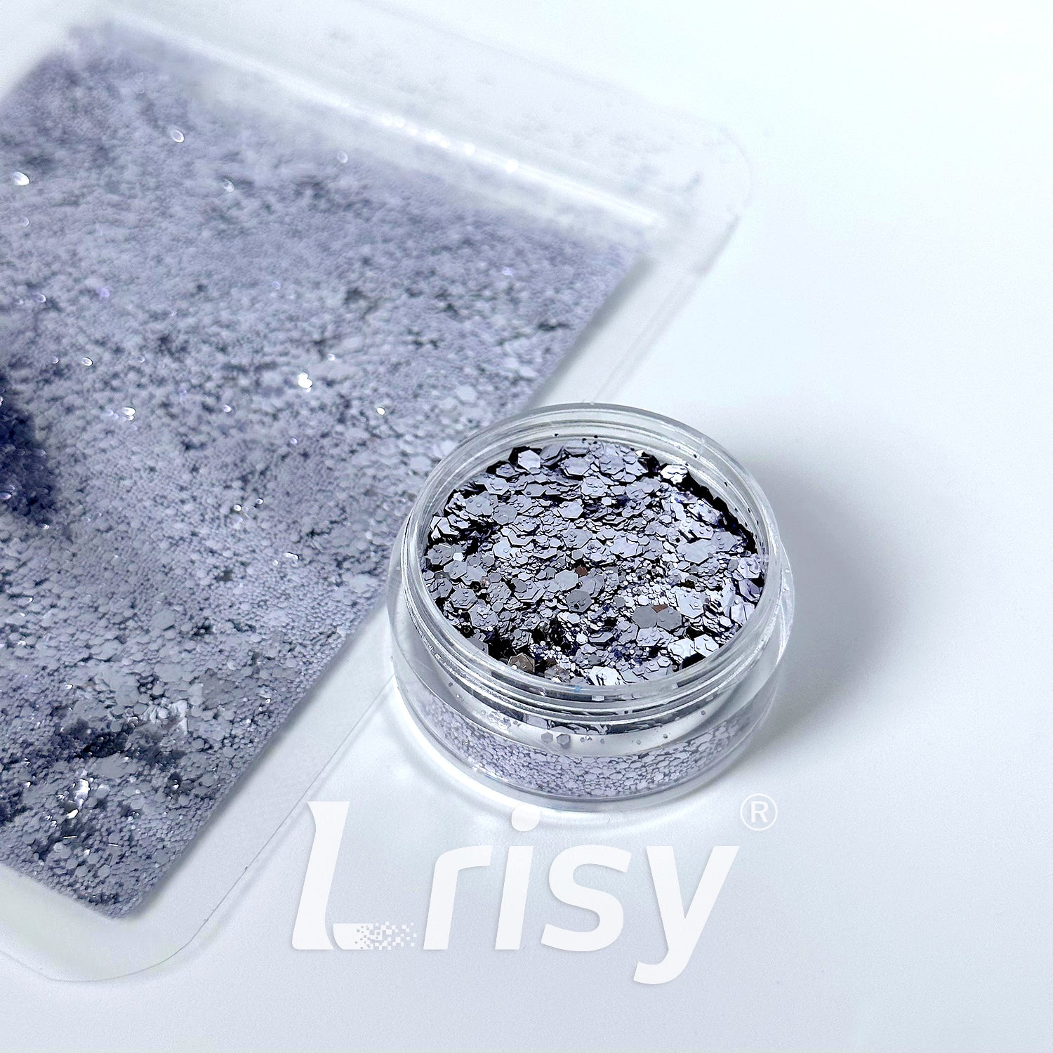 General Mixed Solvent Resistance Crystal Purple Pure Color Glitter GH8505AC