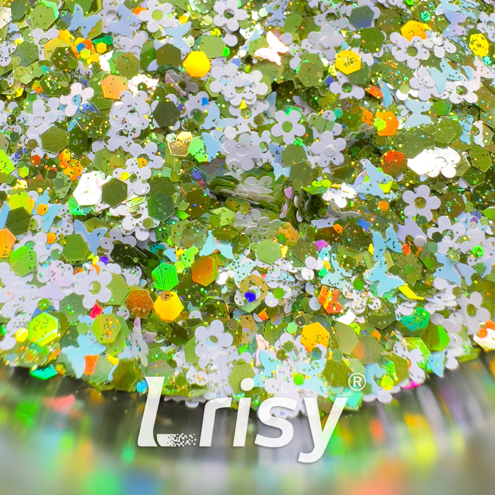 Verdant Illusion Custom Mixed Glitter WAL630