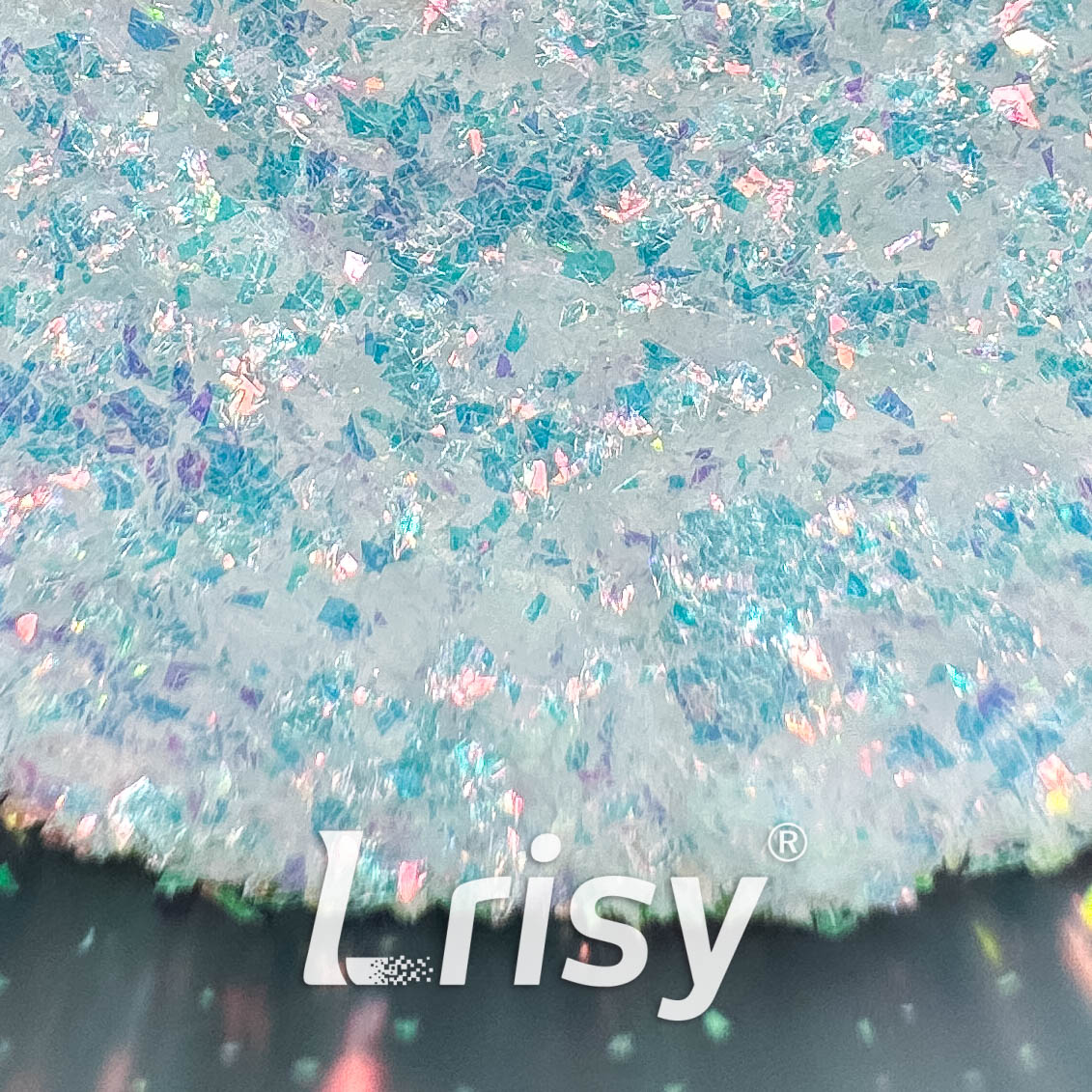 Elf Yuki Flakes | Ice Blue and White Brightness Iridescent Shards Glitter CFC321 2x2