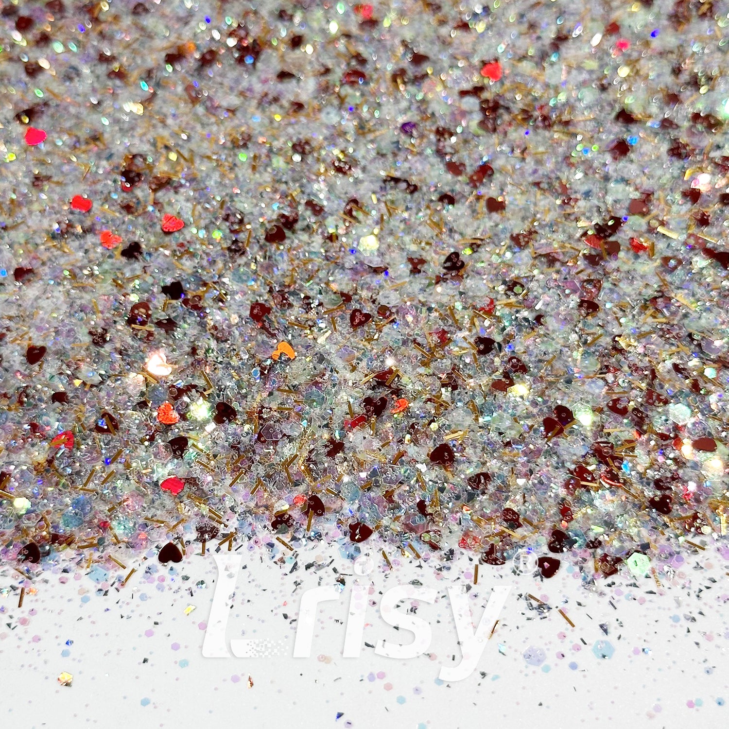 Crimson Sunset Custom Mixed Glitter WAL647