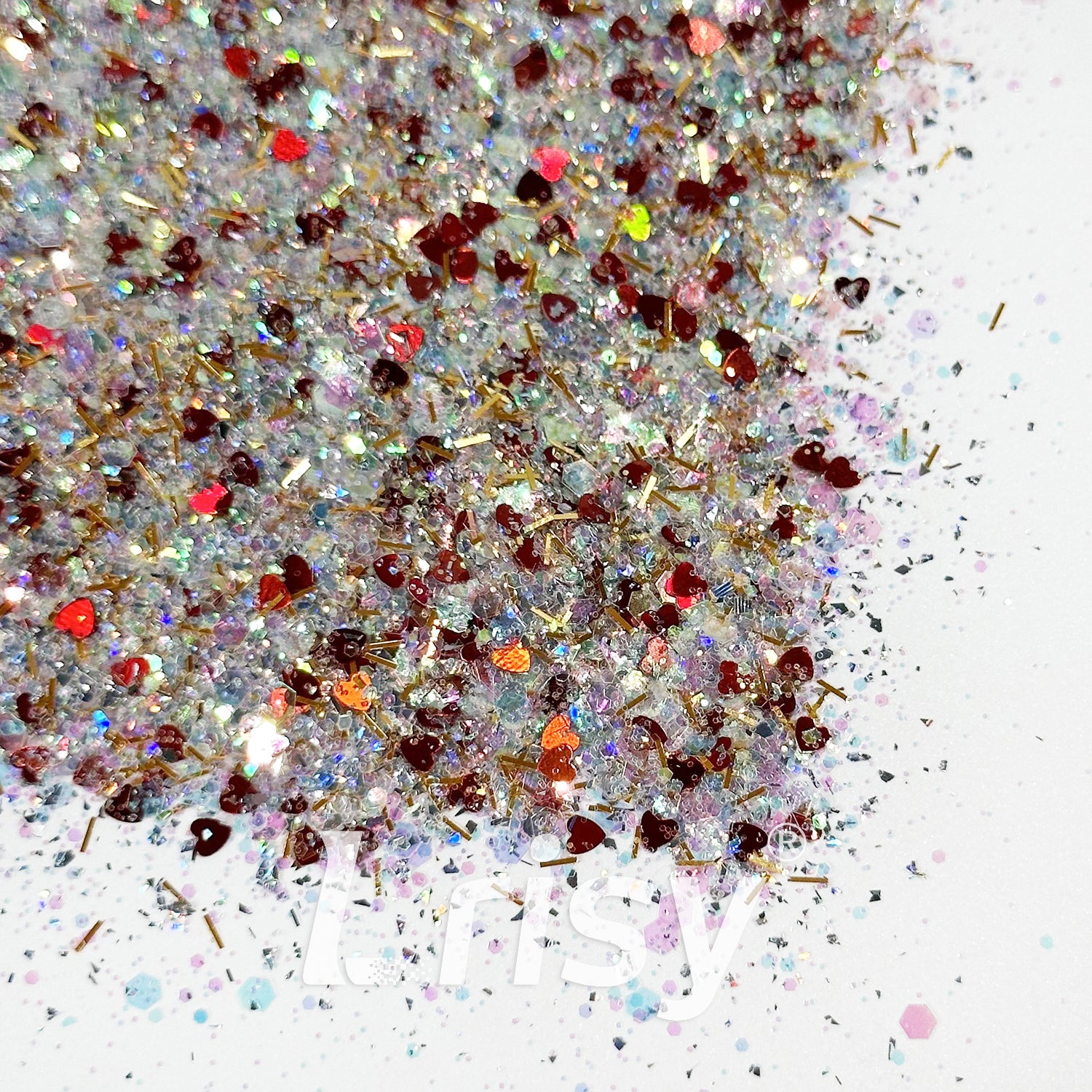 Crimson Sunset Custom Mixed Glitter WAL647
