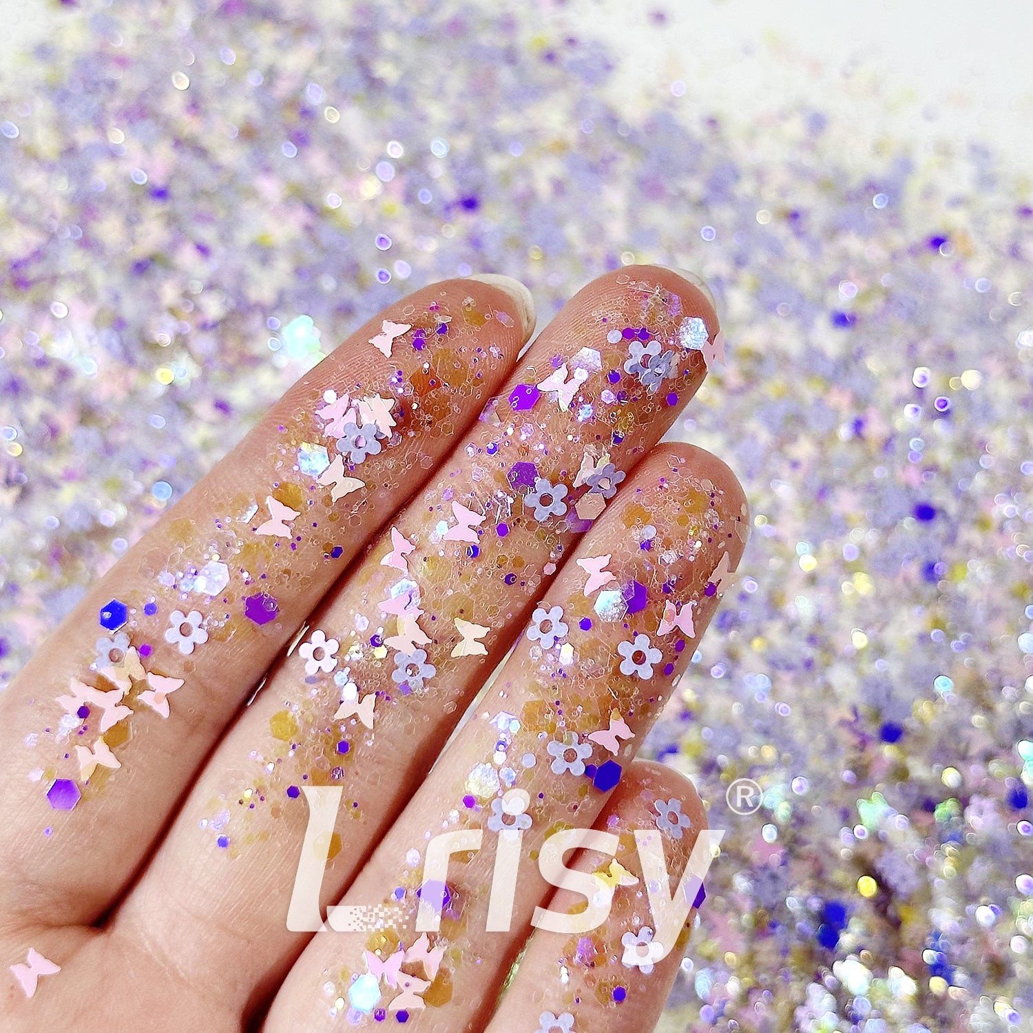 Purple Dream Garden Custom Mixed Glitter WAL654