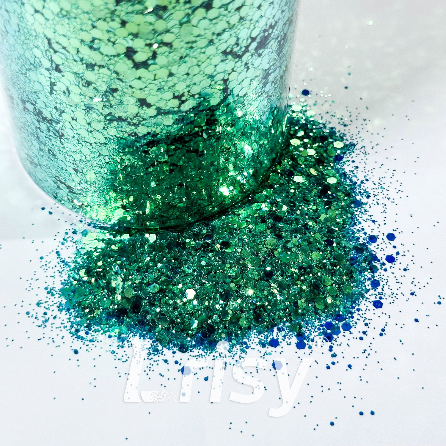 General Mixed High Brightness Sprout Green Glitter 6801