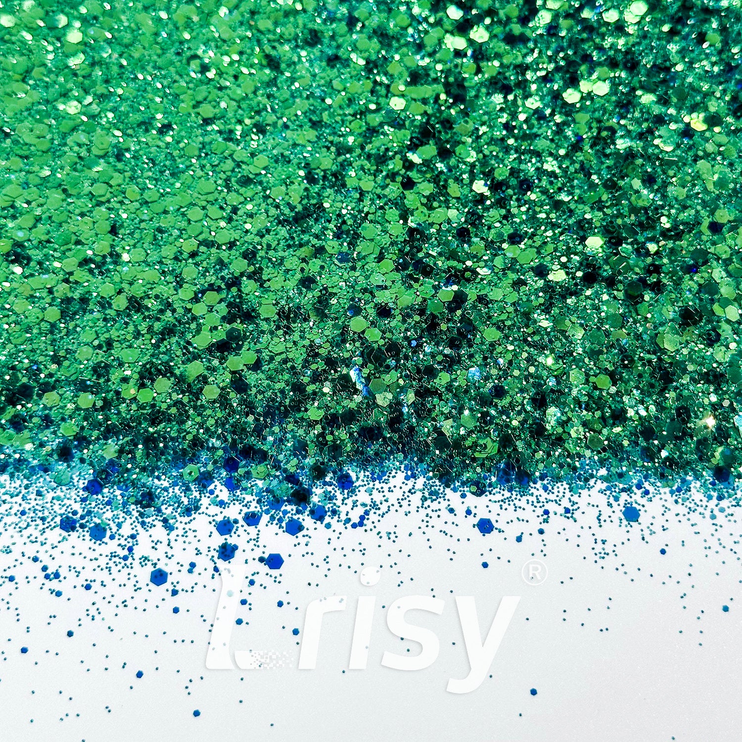 General Mixed High Brightness Sprout Green Glitter 6801