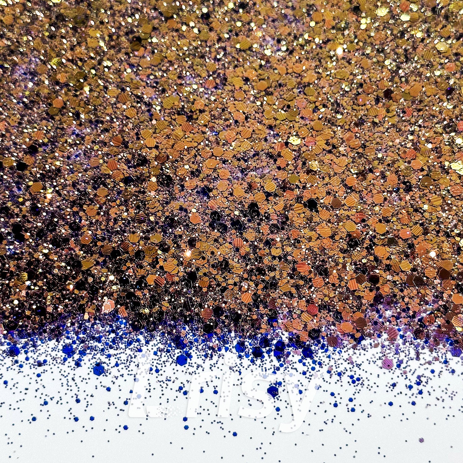 General Mixed High Brightness Sand Bronze Gold Glitter 6808