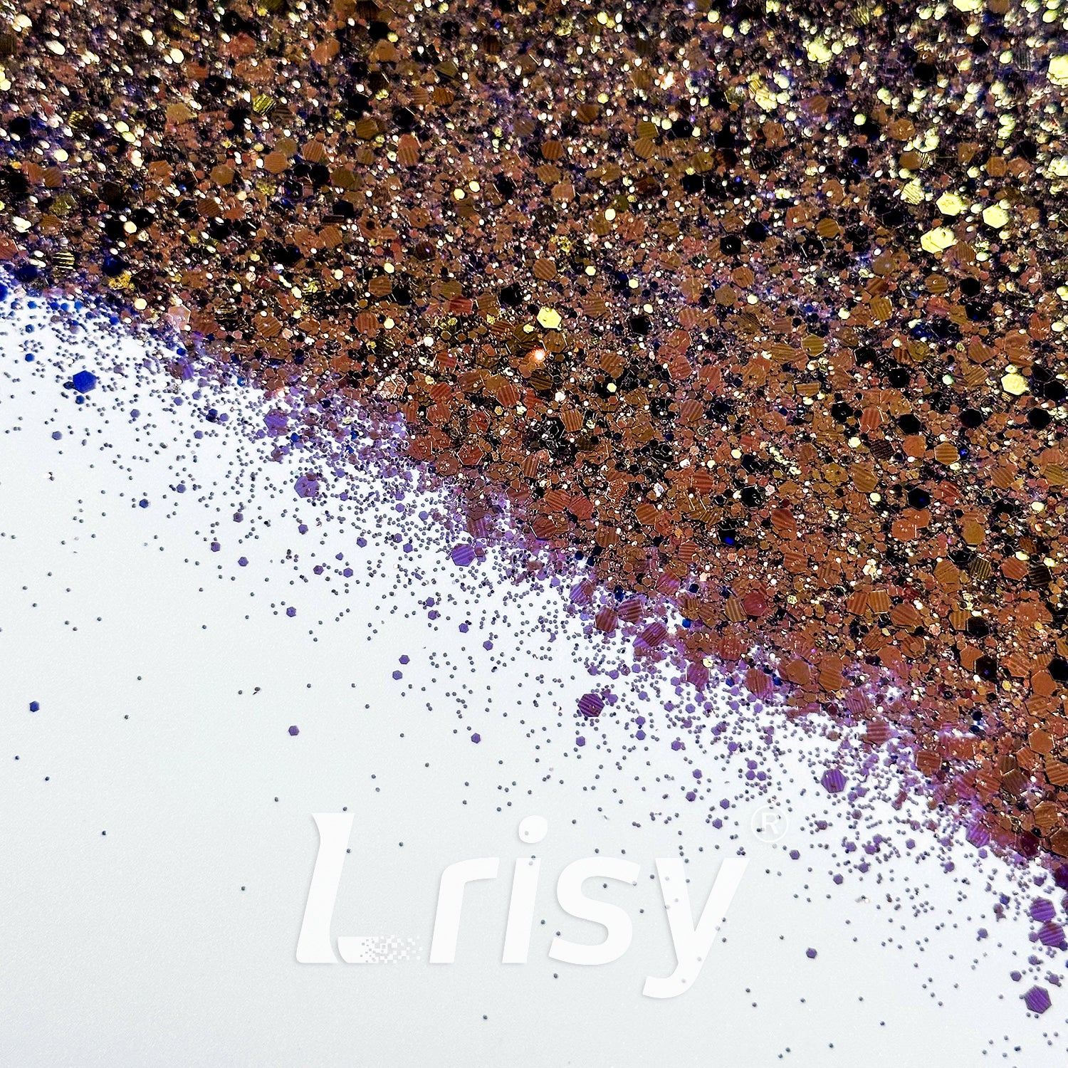 General Mixed High Brightness Sand Bronze Gold Glitter 6808