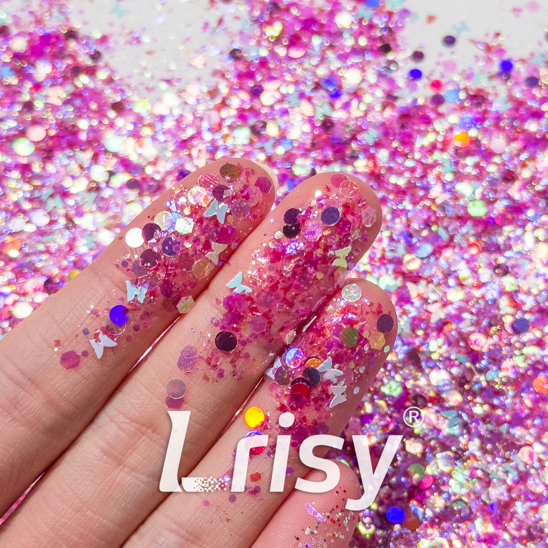 All About Lris Custom Mixed Glitter WAL611 (By lookwhattashmade)