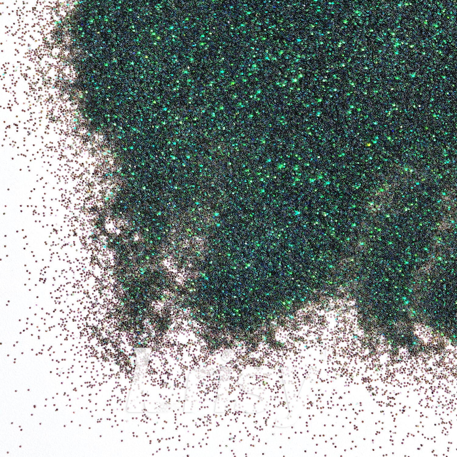 0.2mm Iridescent Translucent Olive Green Glitter C016