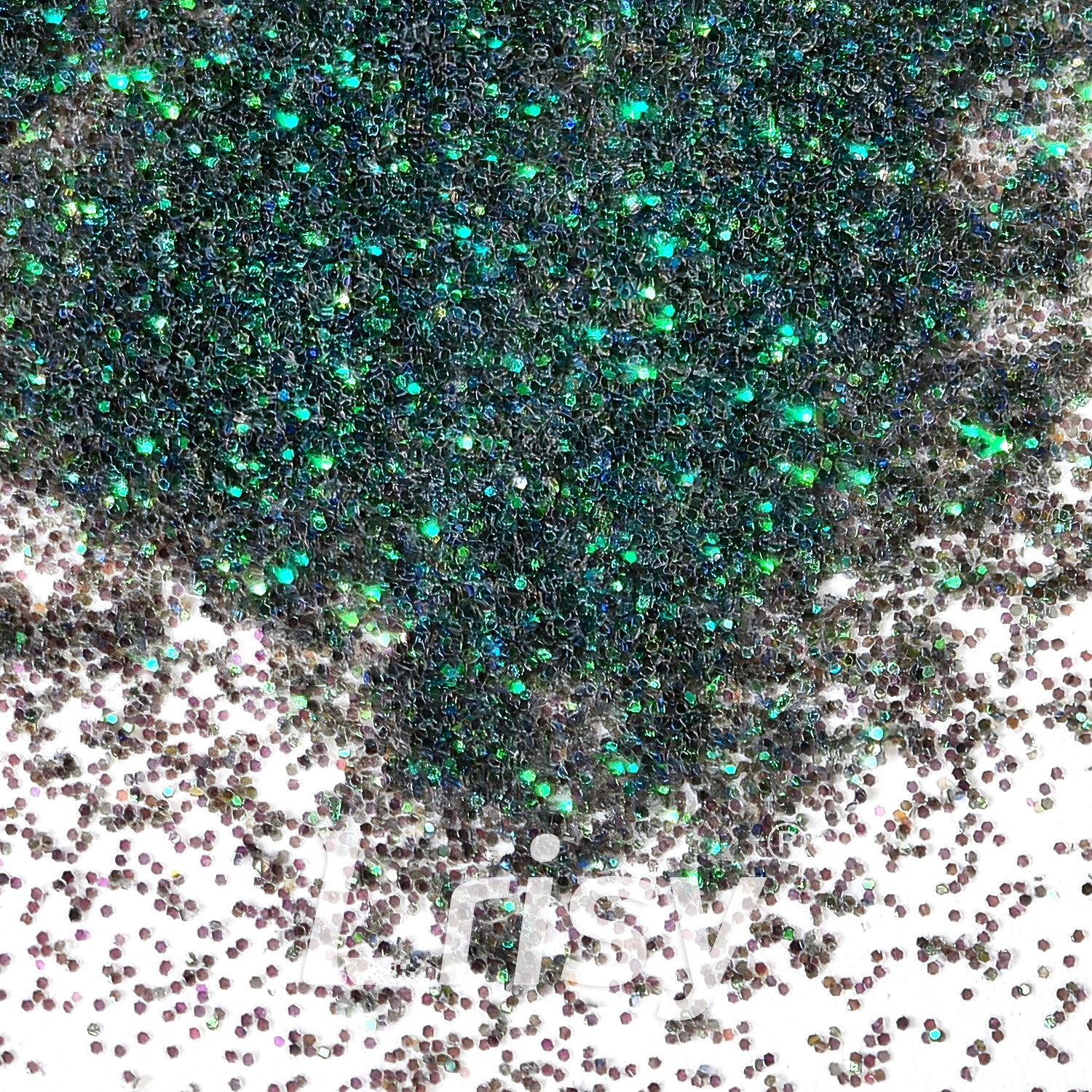 0.2mm Iridescent Translucent Olive Green Glitter C016
