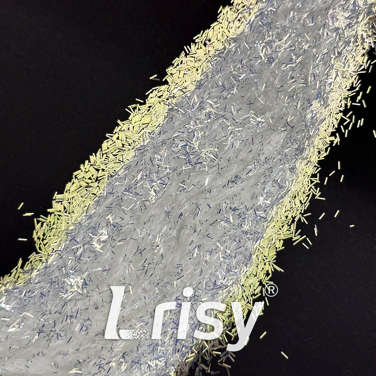 0.3x3.0mm Strip Shaped High Brightness Royal Blue Glitter F321A