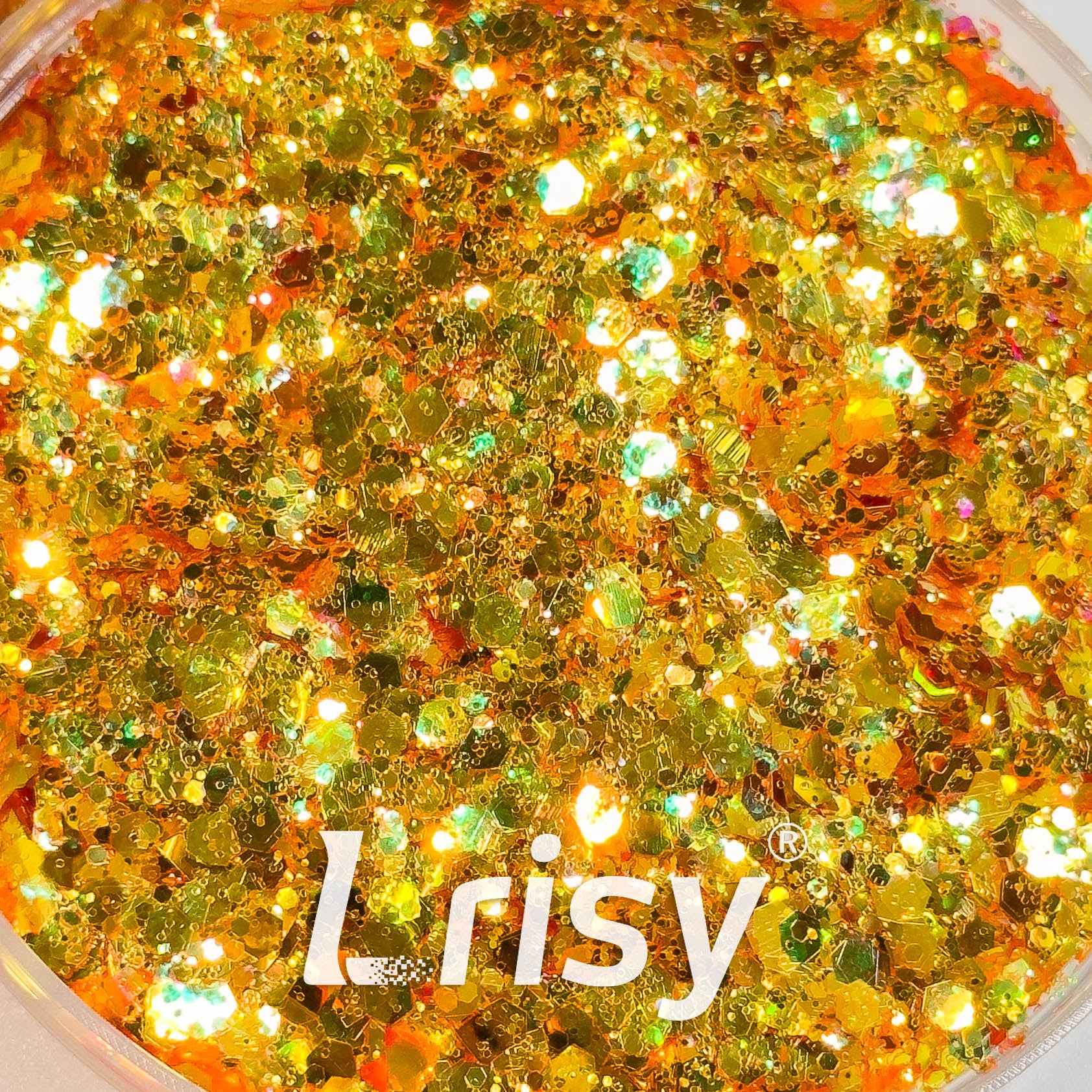 General Mixed Iridescent High Brightness Gold Glitter F332R