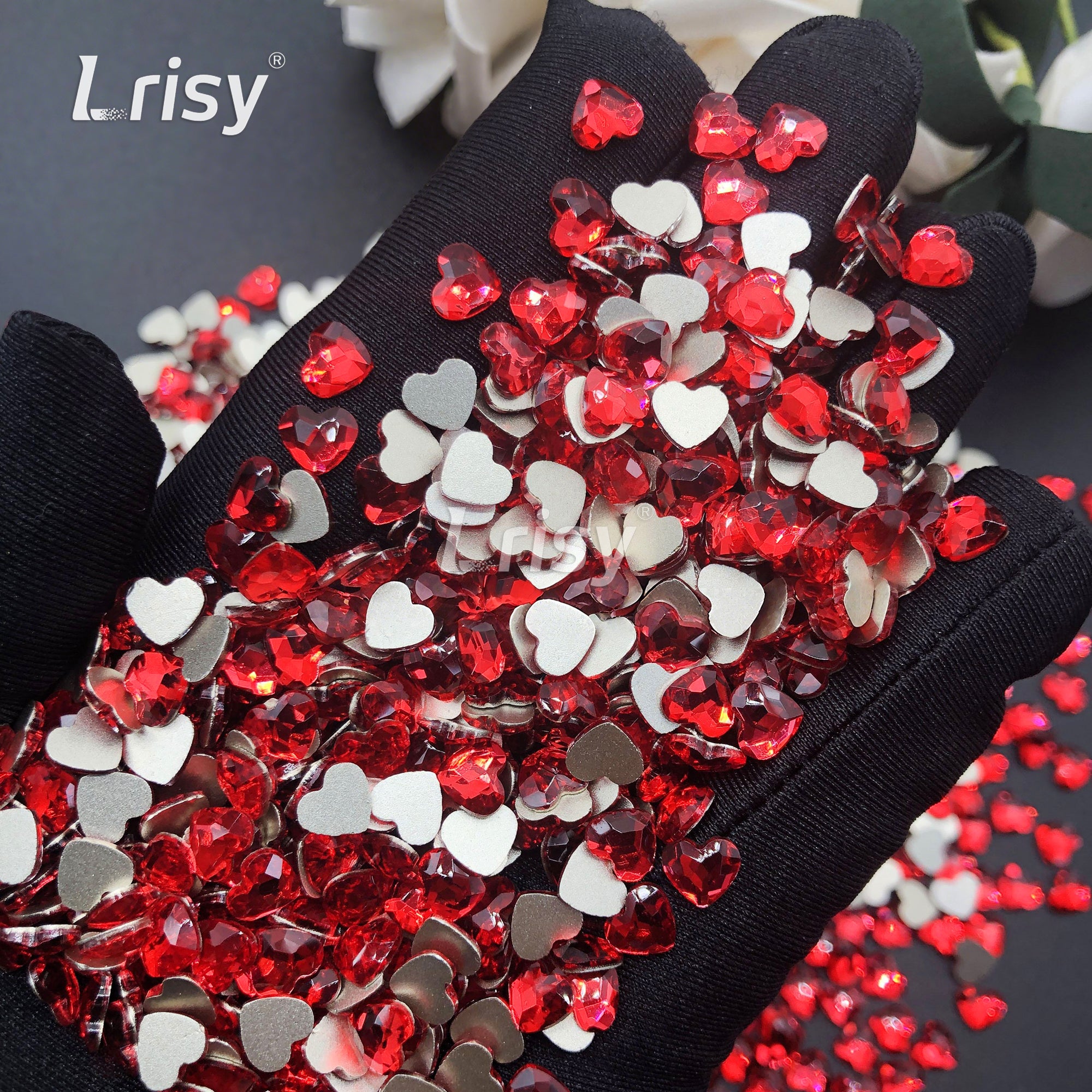 Luxury 3D Diamond Glass Nail Charms Set | Over 180 Designs | 25+ Colors | Flatback Boxed