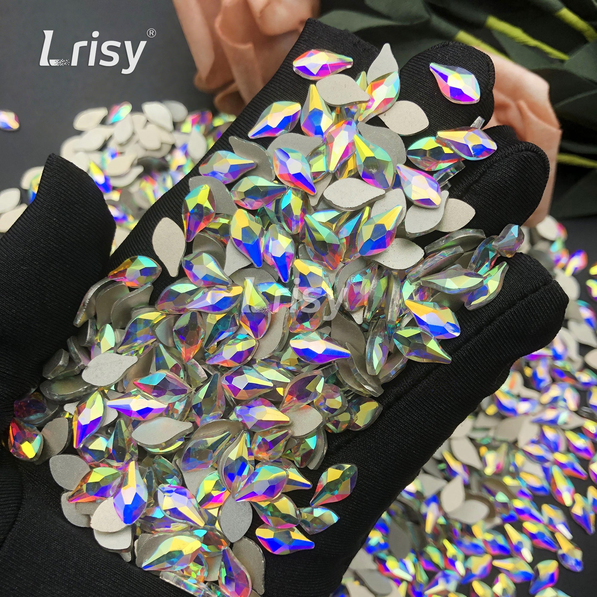 Luxury 3D Diamond Glass Nail Charms Set | Over 180 Designs | 25+ Colors | Flatback Boxed