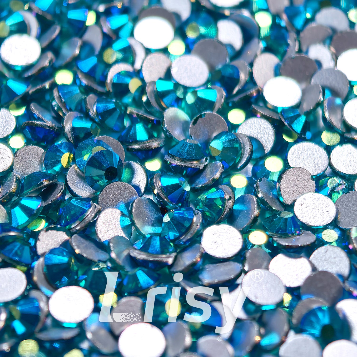 Blue Zircon AB Flat Back Rhinestones FBRS112