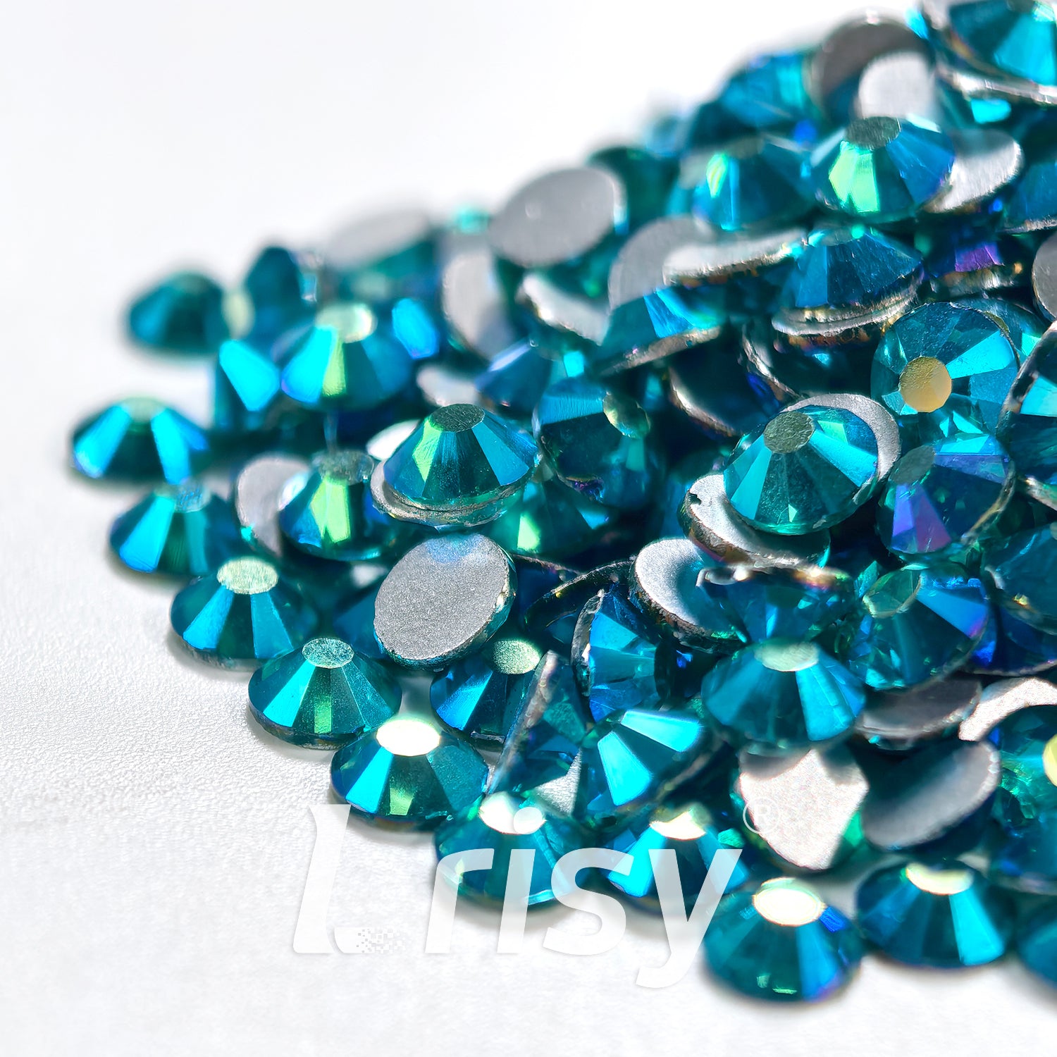 Blue Zircon AB Flat Back Rhinestones FBRS112