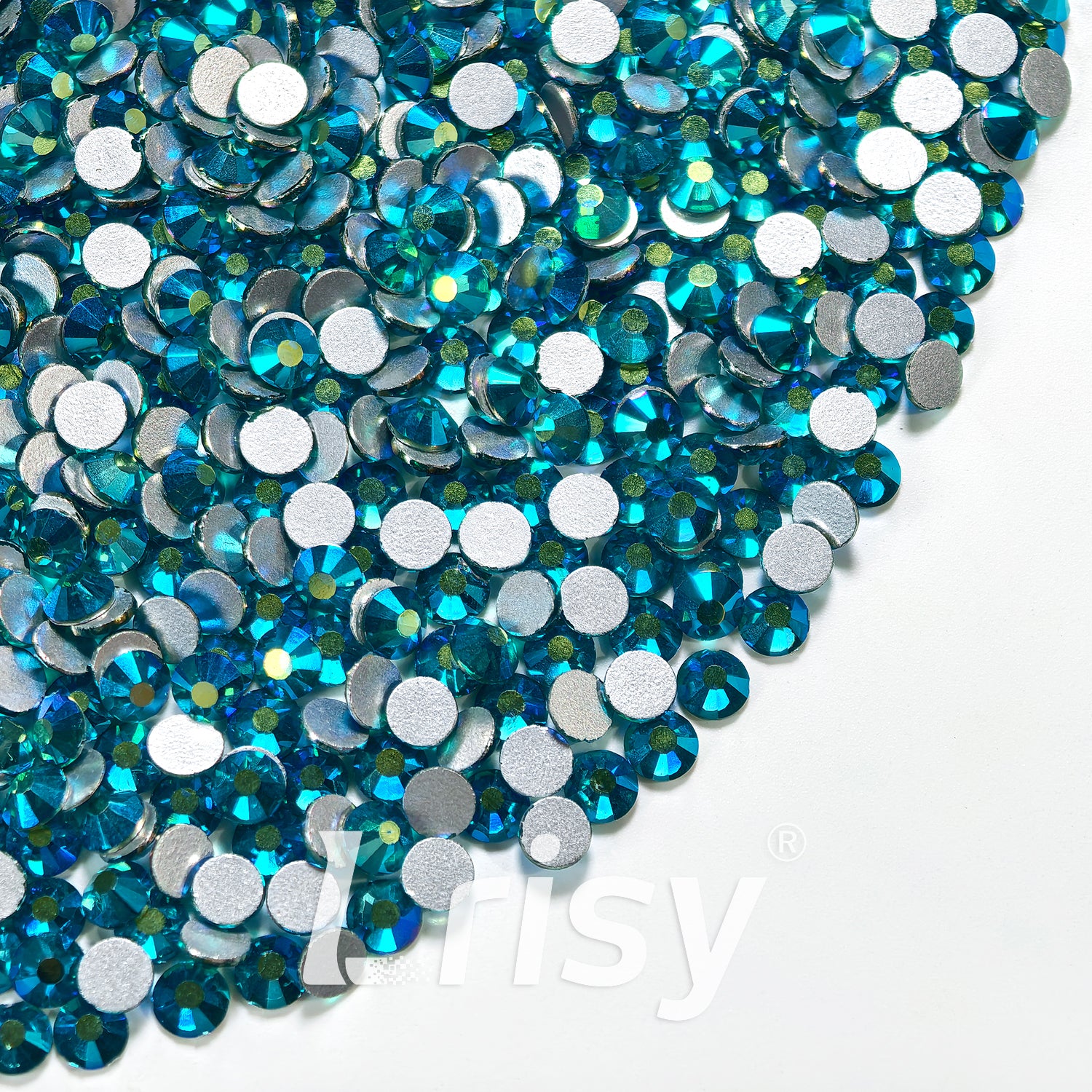 Blue Zircon AB Flat Back Rhinestones FBRS112