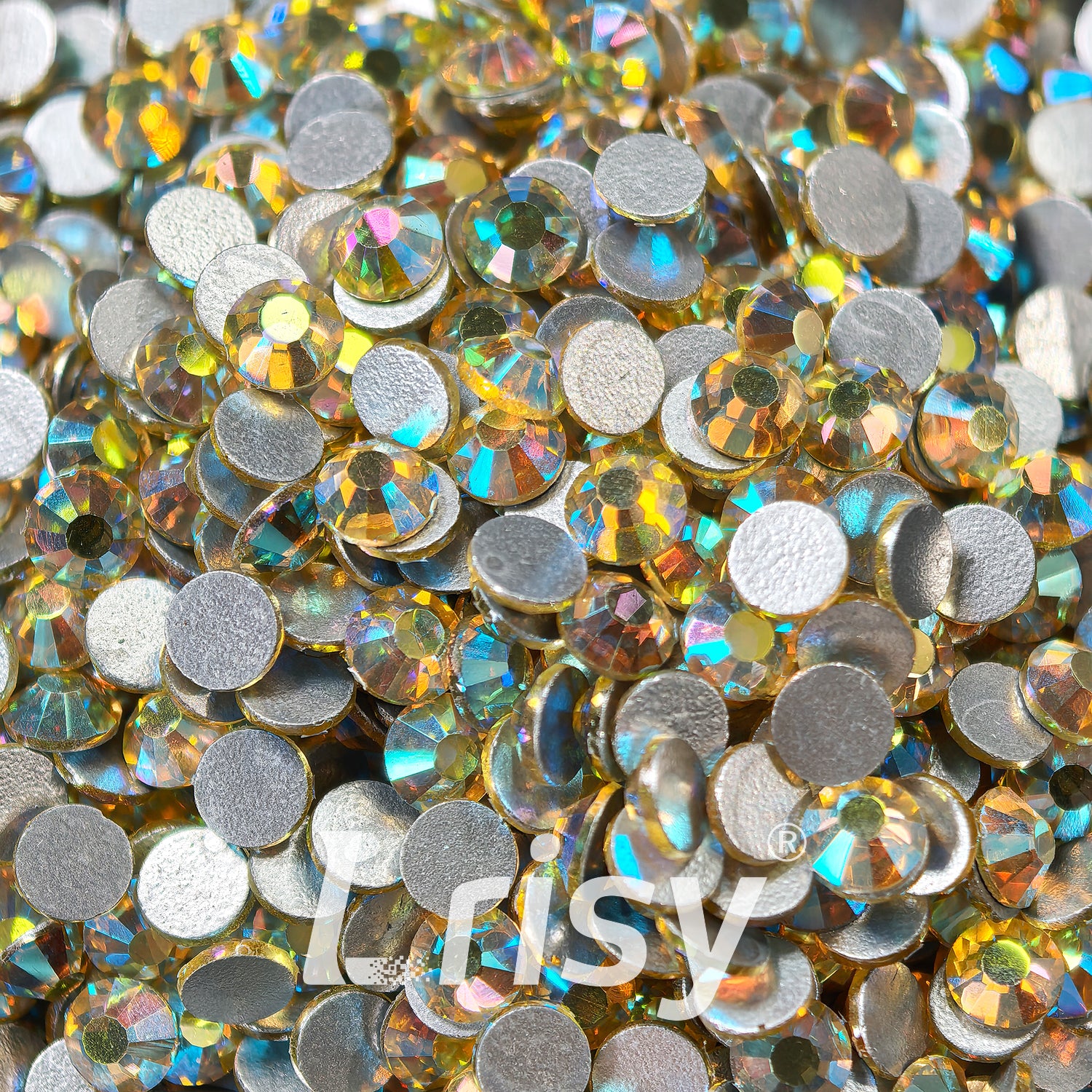 Jonquil AB Yellow Flat Back Rhinestones FBRS120