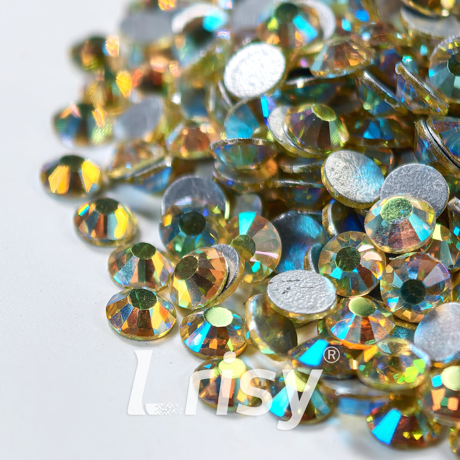 Jonquil AB Yellow Flat Back Rhinestones FBRS120