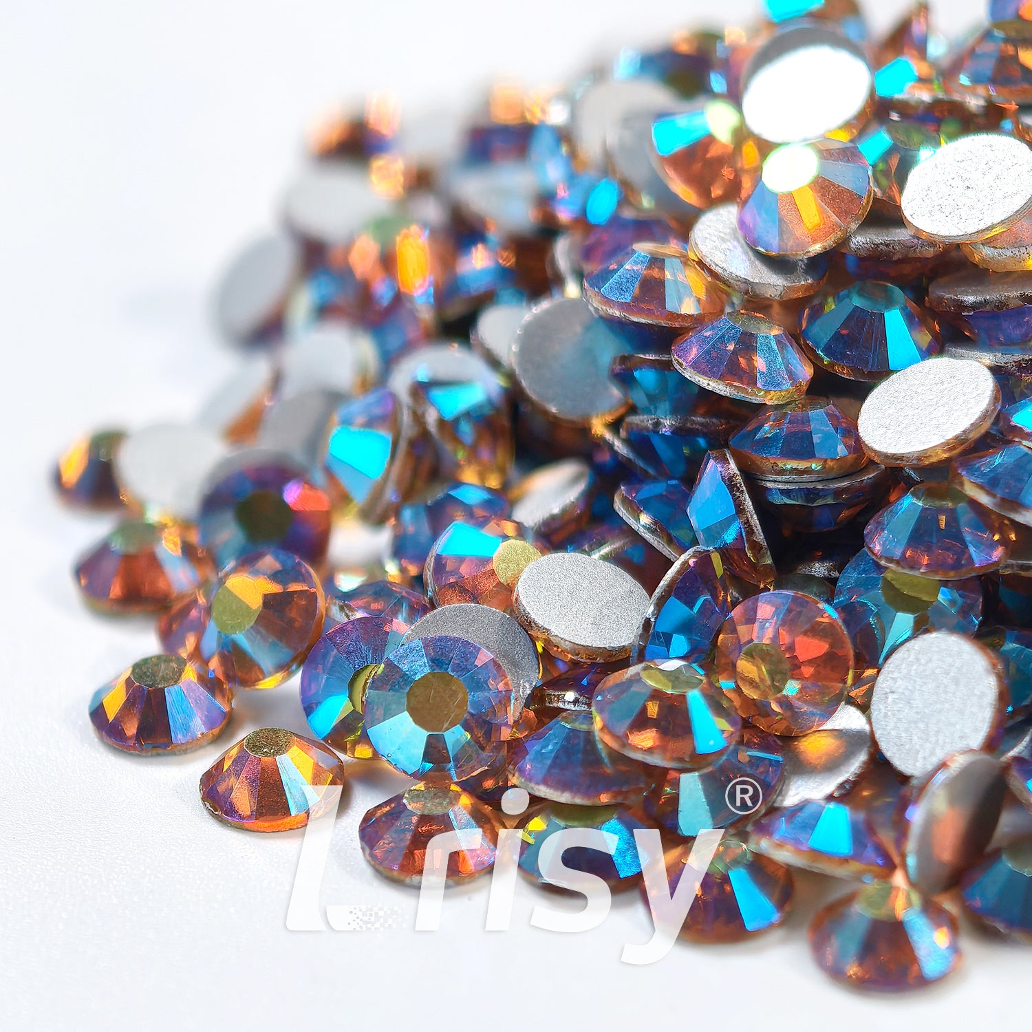 Topaz AB Yellow Flat Back Rhinestones FBRS122