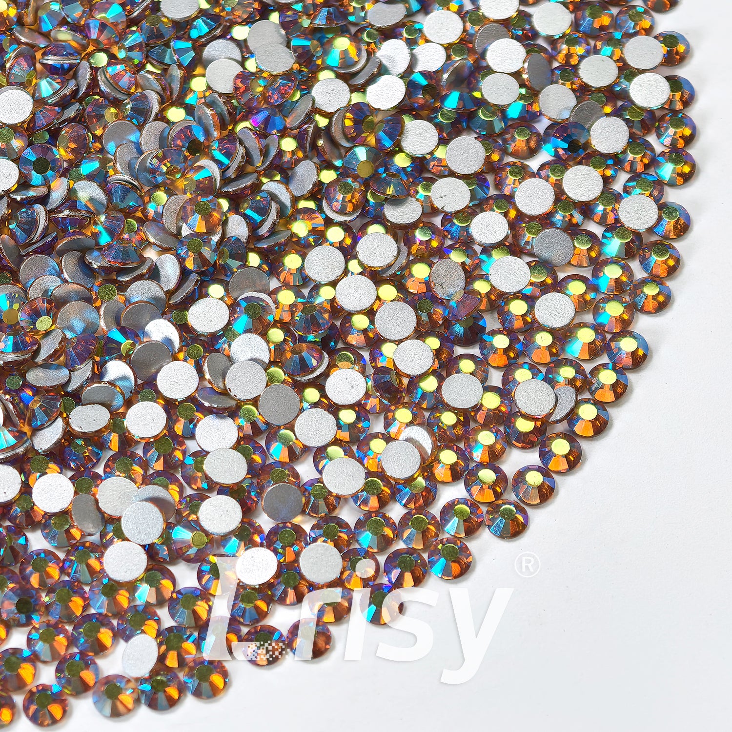 Topaz AB Yellow Flat Back Rhinestones FBRS122