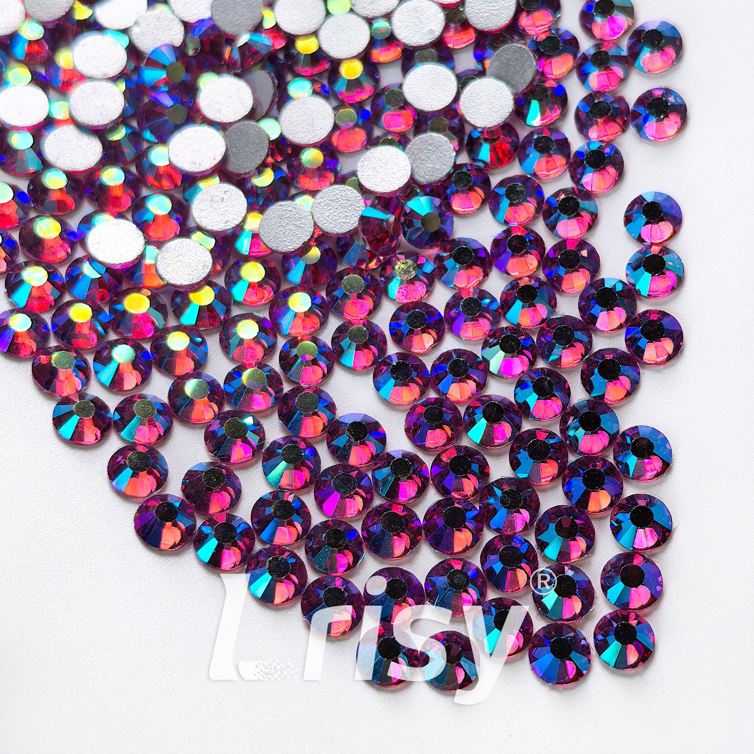 Fuchsia AB Flat Back Rhinestones FBRS134