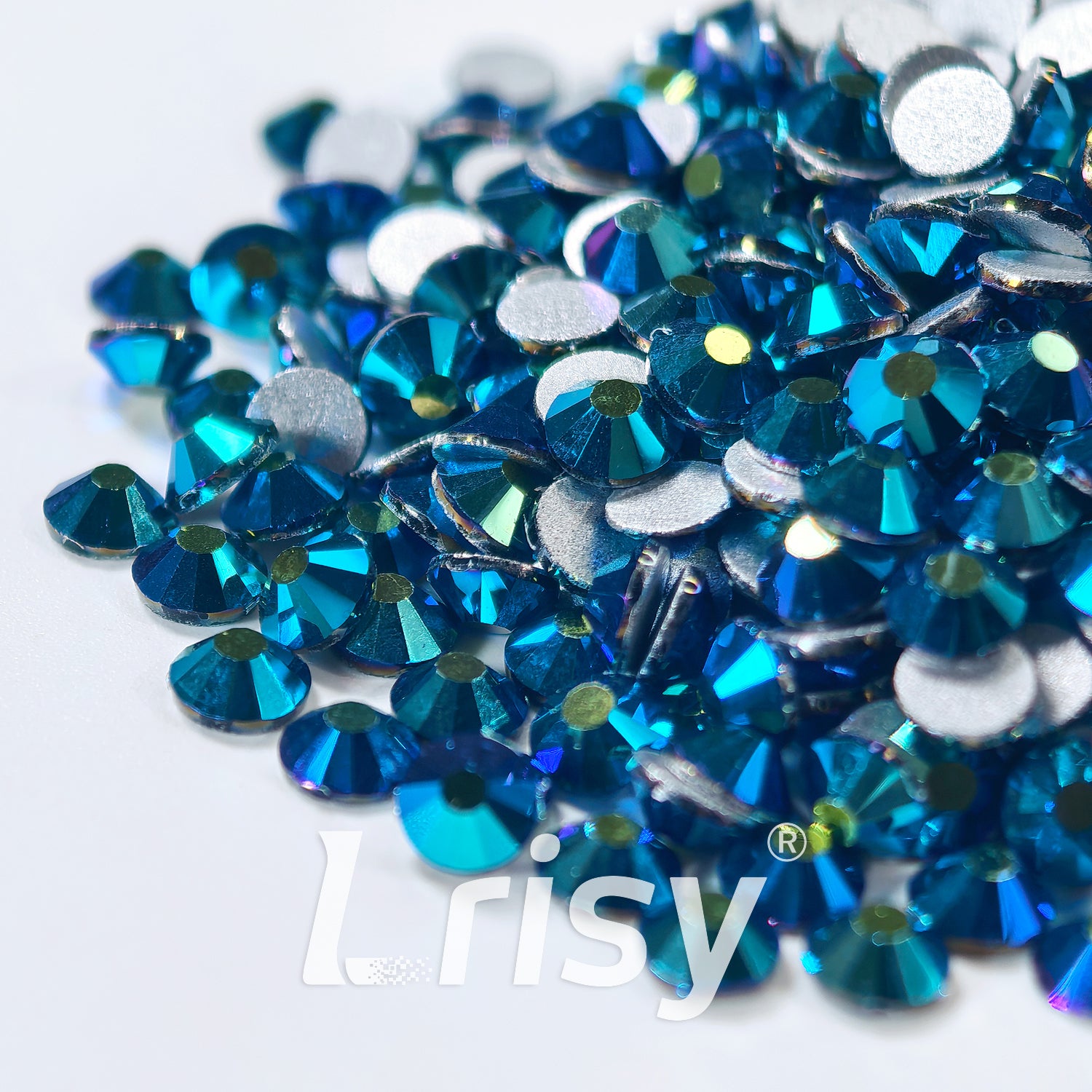 Jet AB Black Flat Back Rhinestones FBRS139