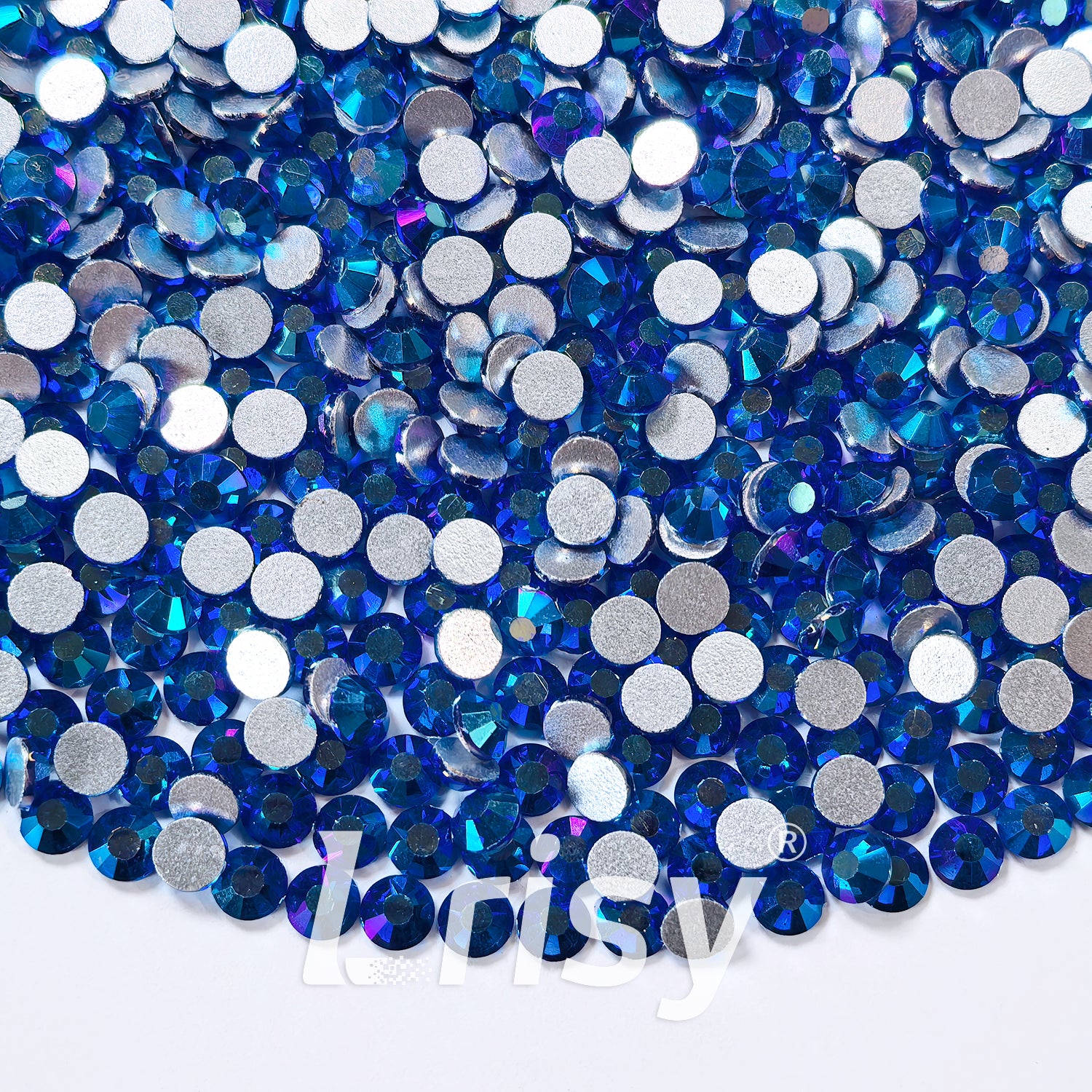 Sapphire AB Flat Back Rhinestones FBRS142