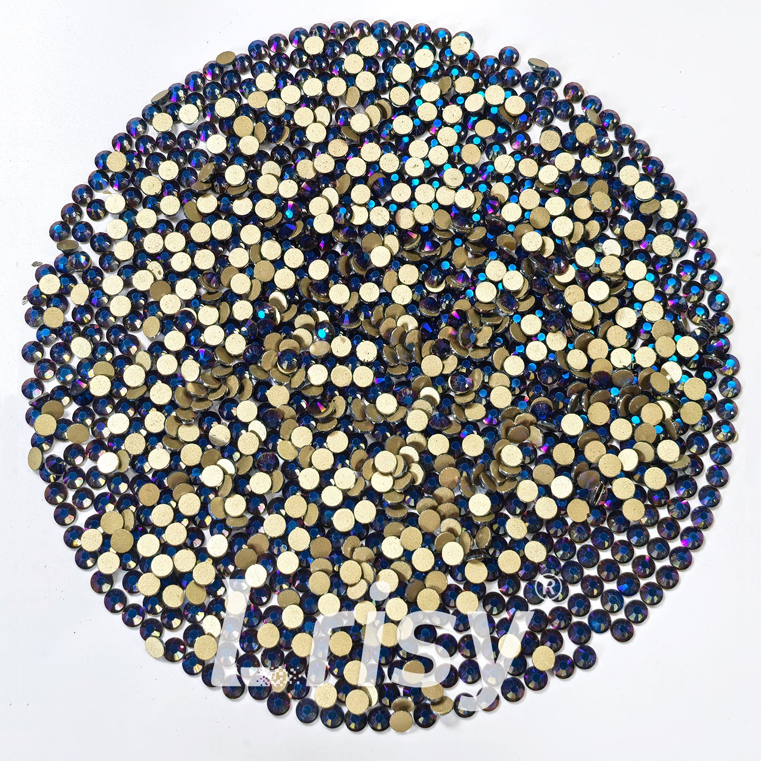 Violet Flat Back Rhinestones FBRS218