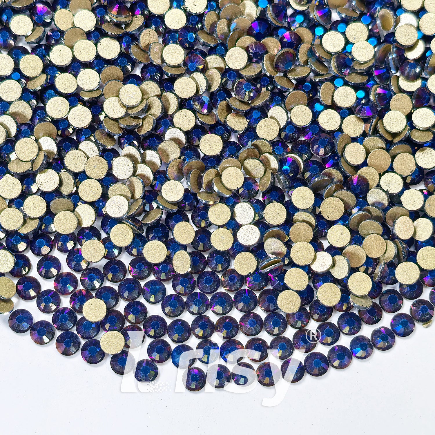 Violet Flat Back Rhinestones FBRS218