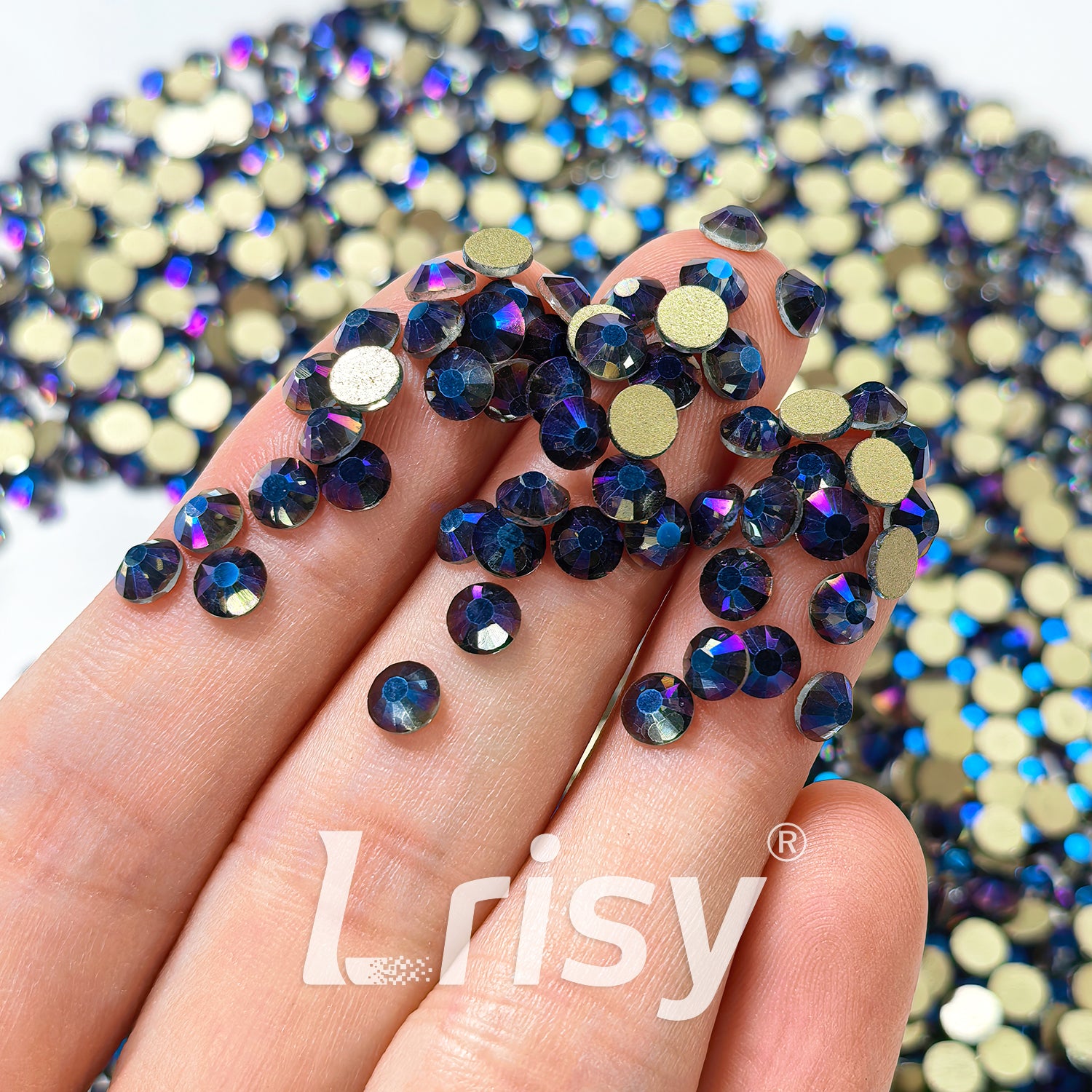 Violet Flat Back Rhinestones FBRS218