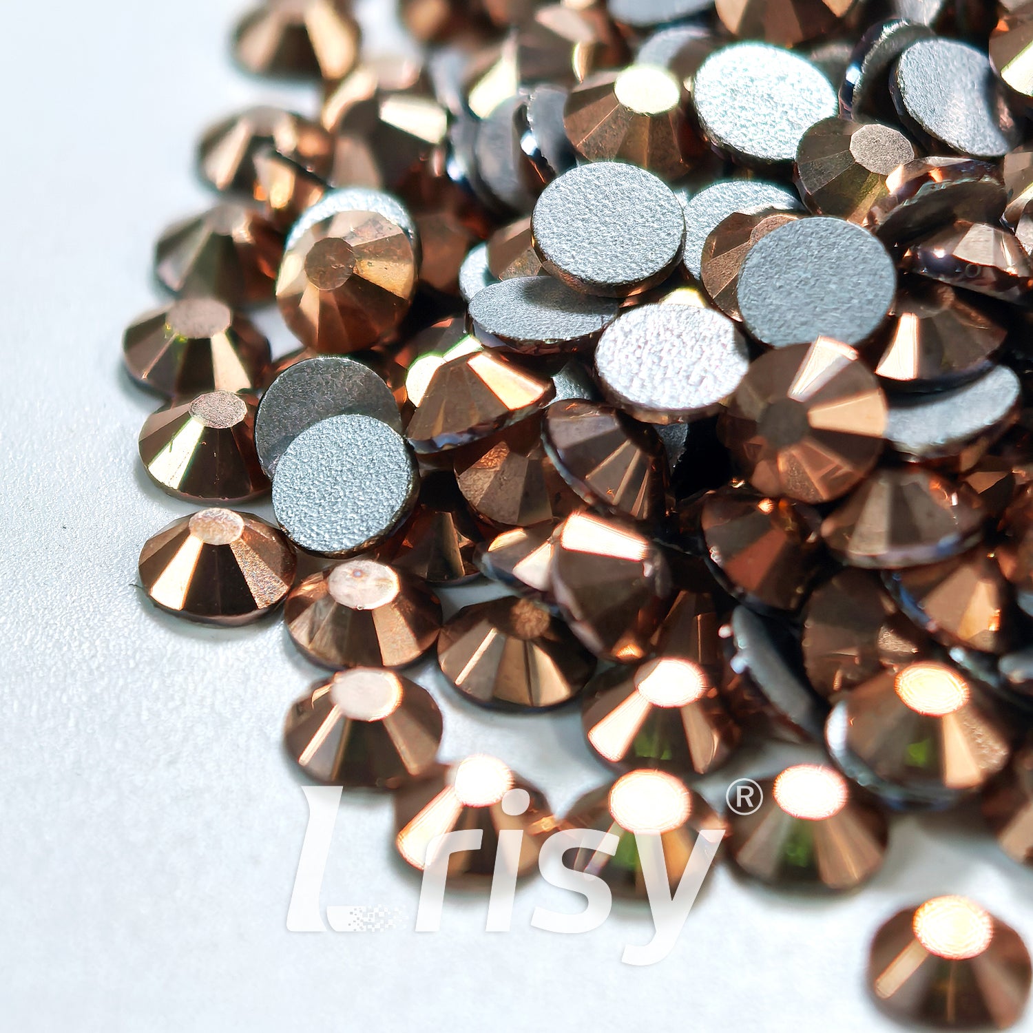 Rose Gold Flat Back Rhinestones FBRS223