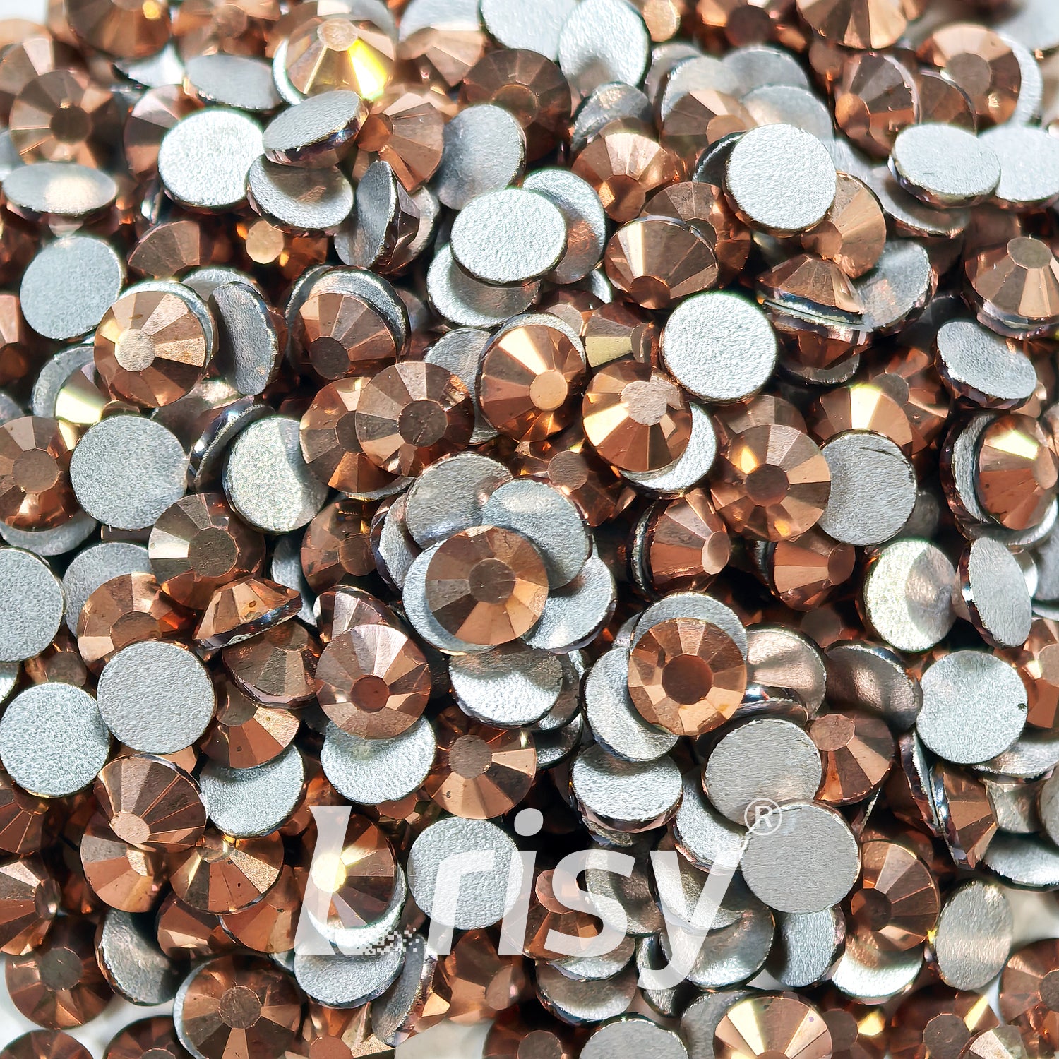 Rose Gold Flat Back Rhinestones FBRS223